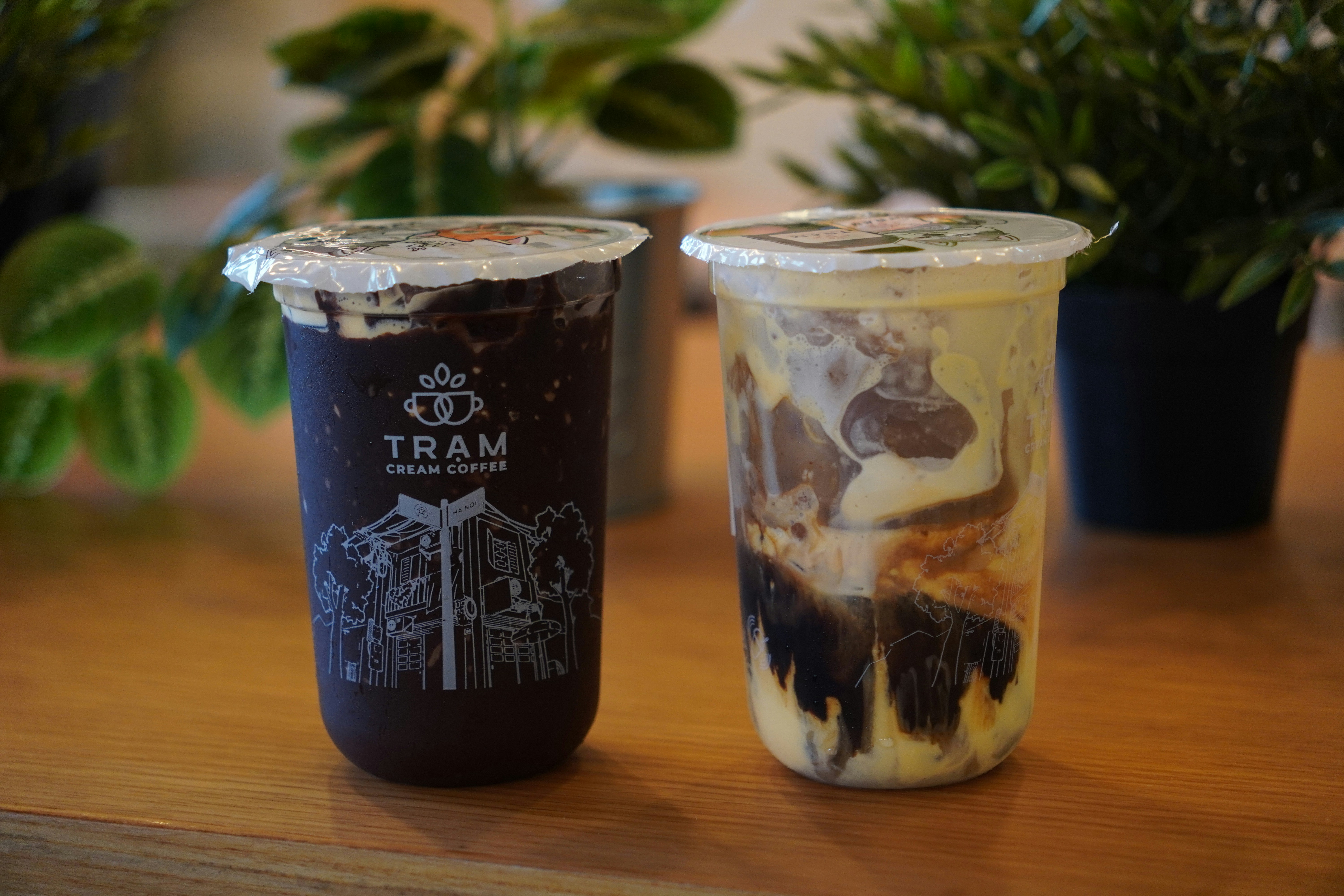 Iced drinks from Tram Cream Coffee