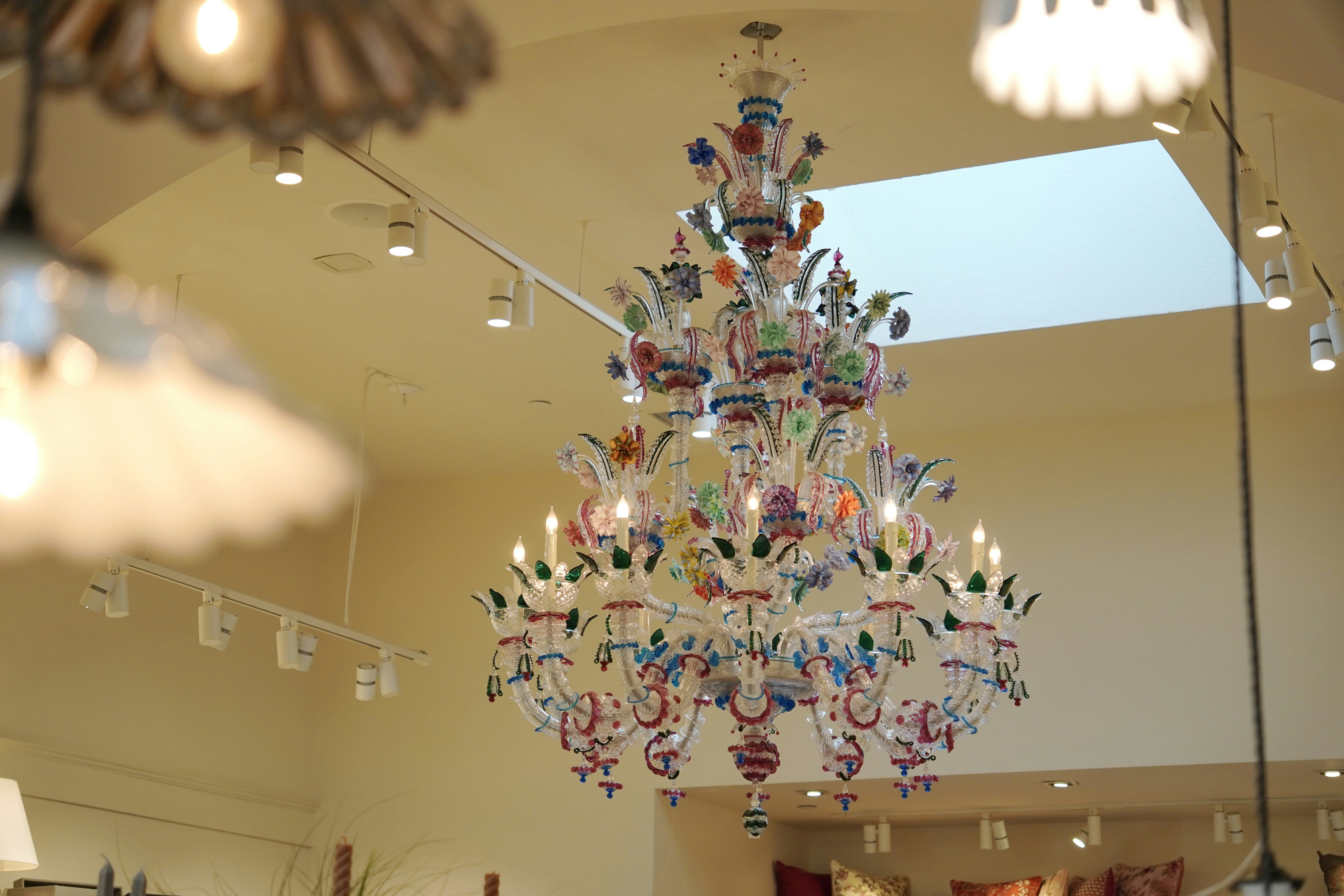 Murano glass chandelier