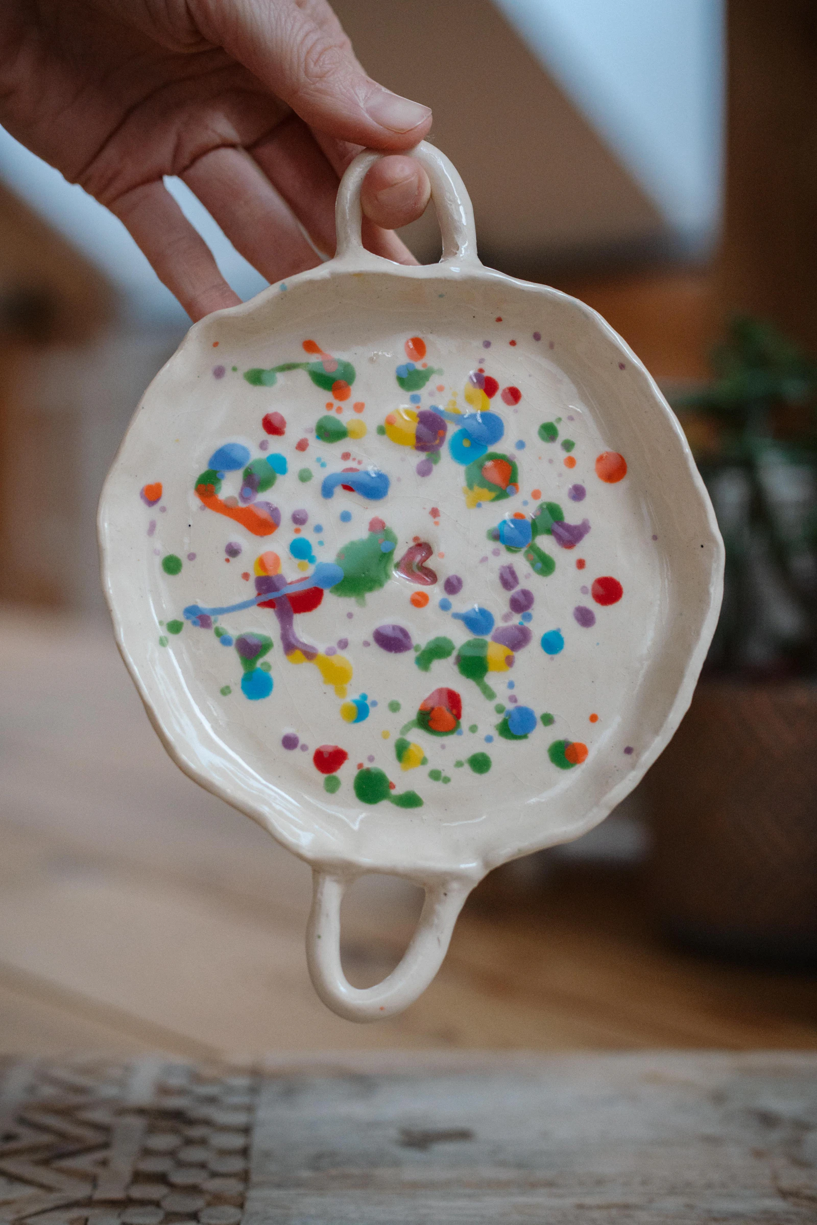 Lombok Hand-Painted Dinner Plate