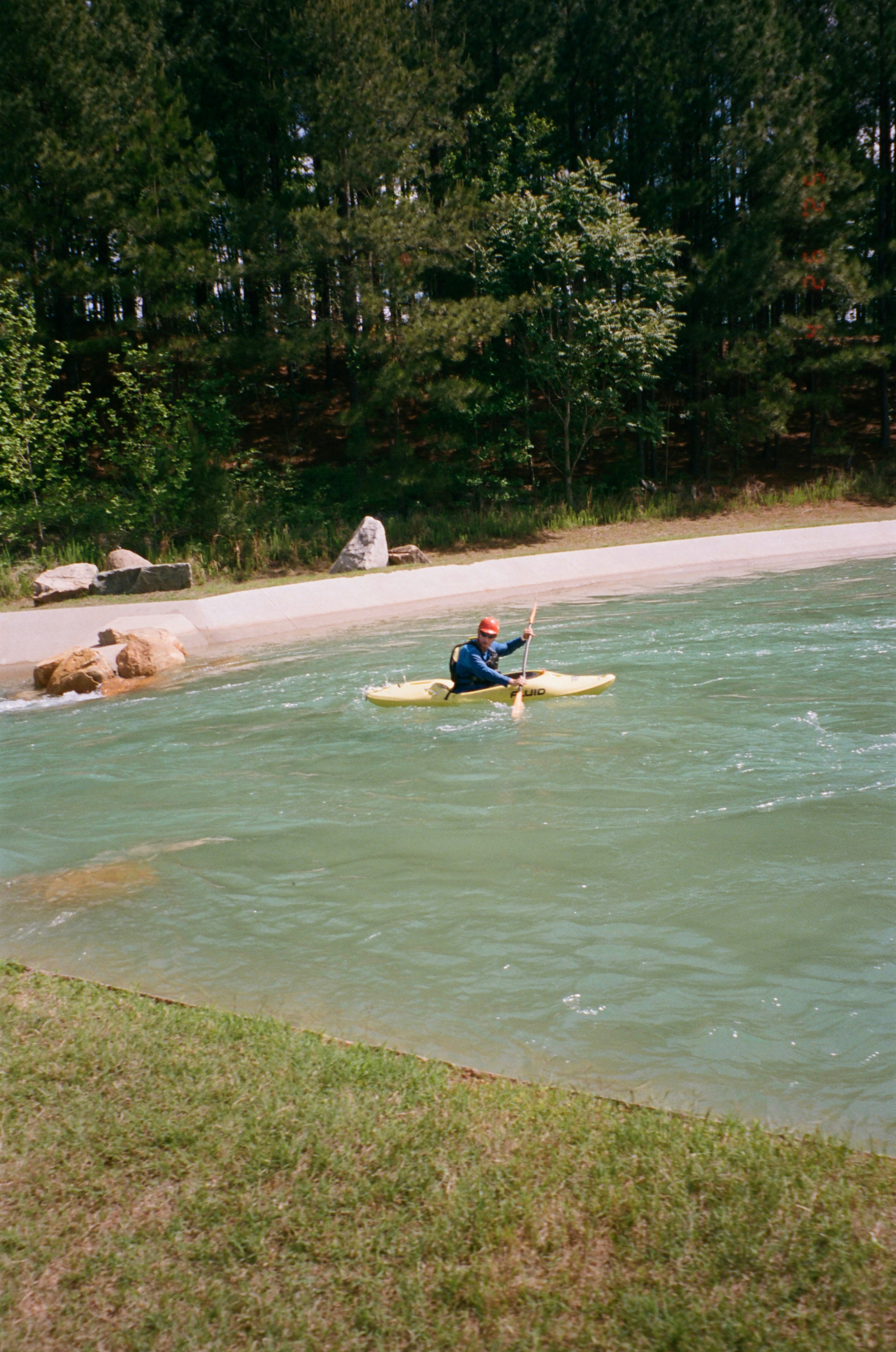 Kayaking on Ångermanälven River