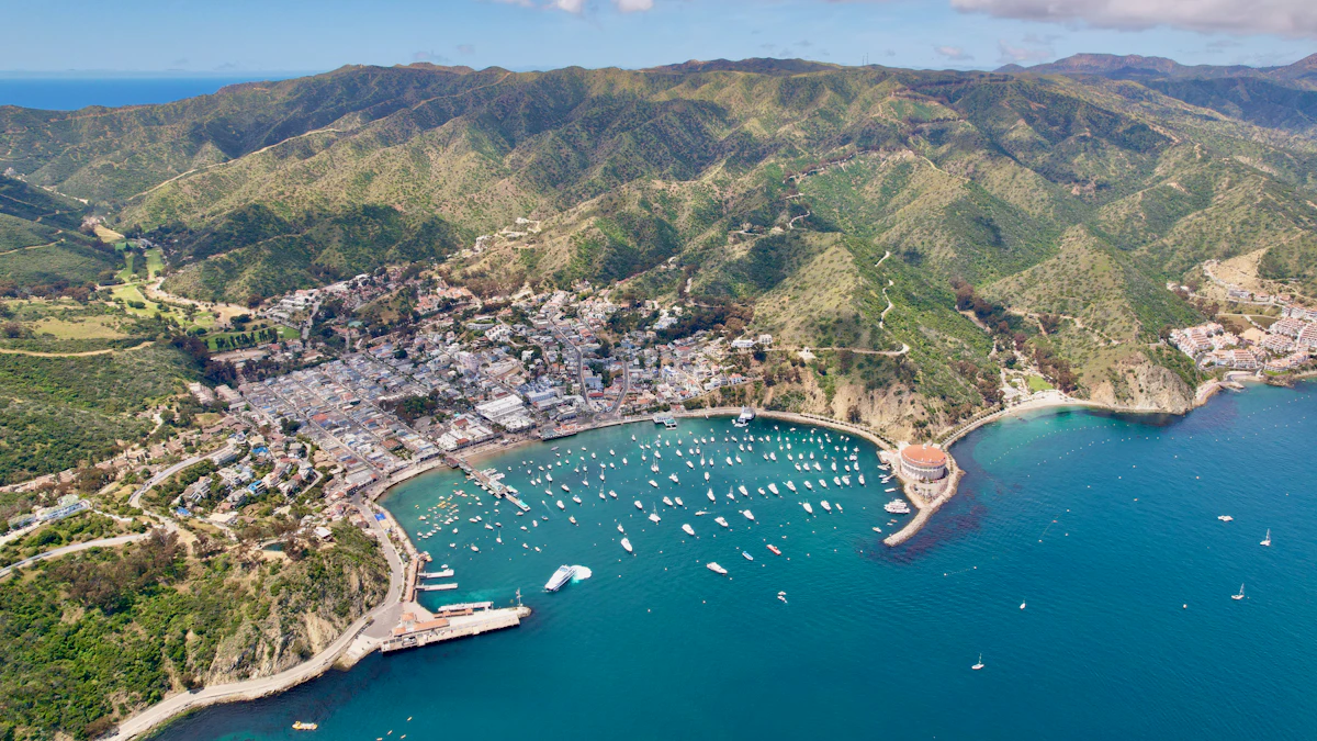อ่าวอวาลอน เกาะคาทาลินา · Avalon Harbor, Catalina Island
