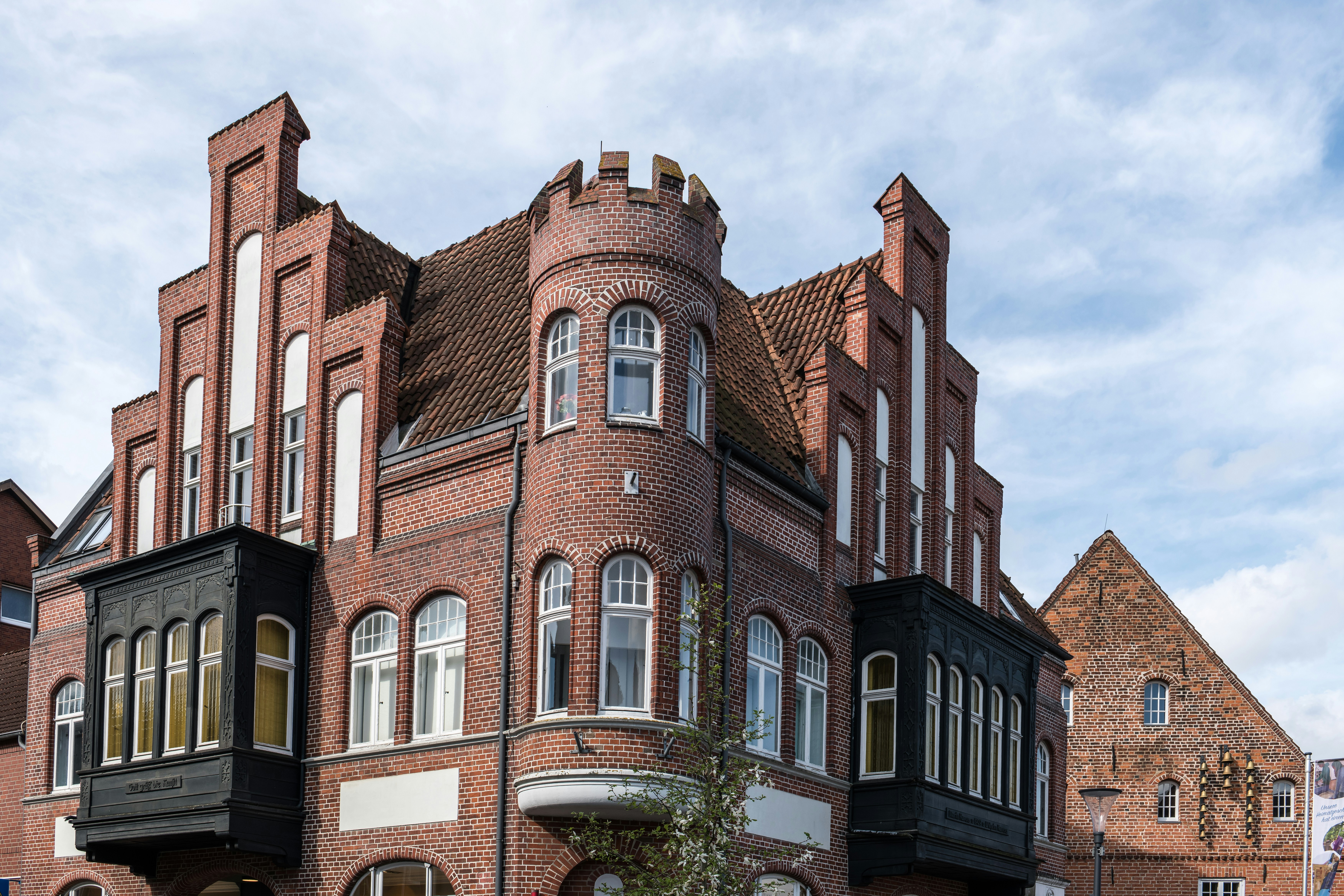 North Loop neighborhood showcasing its blend of historic brick architecture and modern buildings - North Loop food trucks