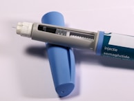 A semaglutide injection pen is shown.
