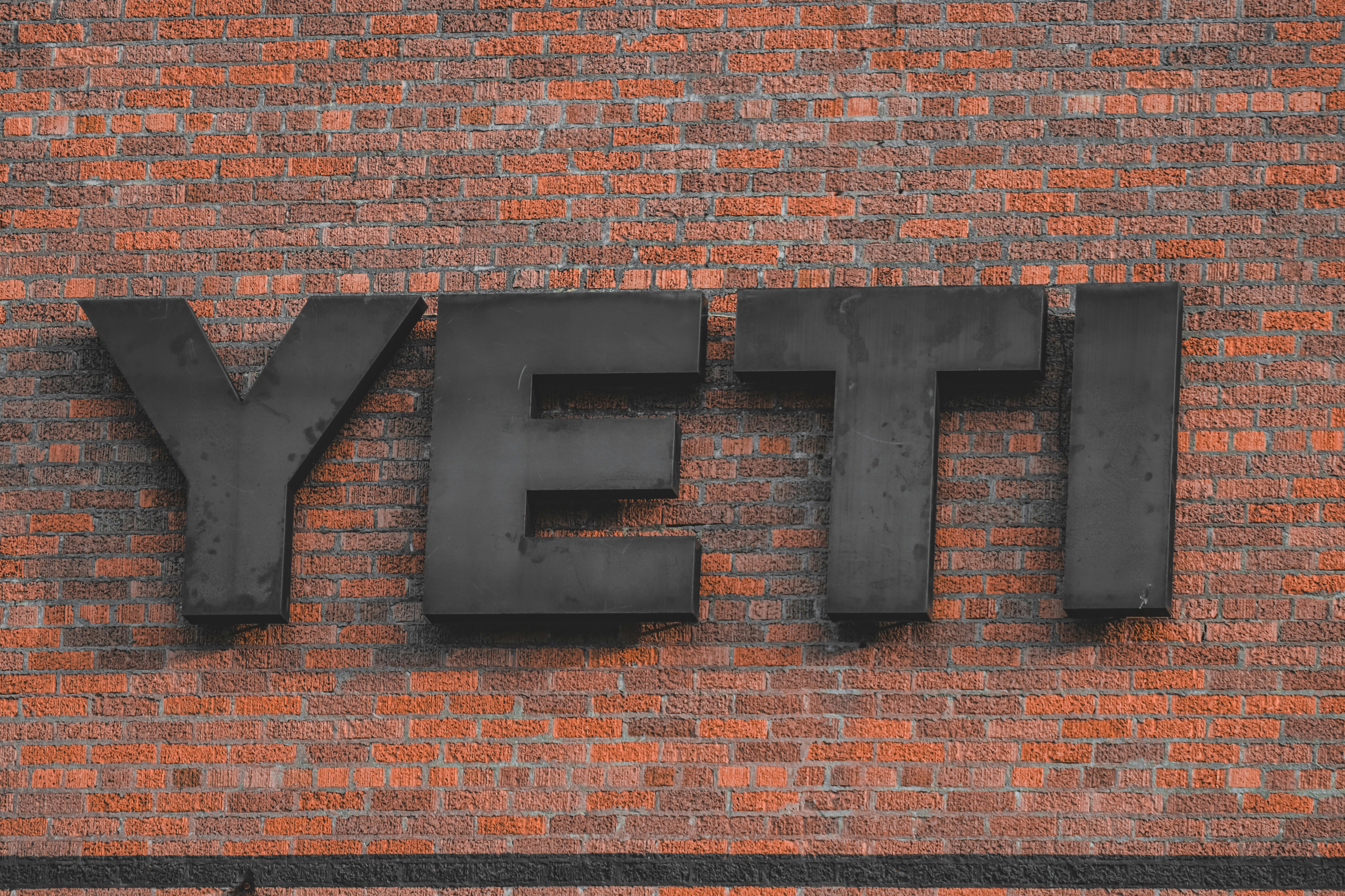YETI Store Sign on Brick Wall – Austin, Texas