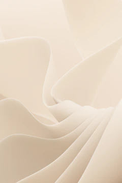 Abstract beige shapes form an elegant composition