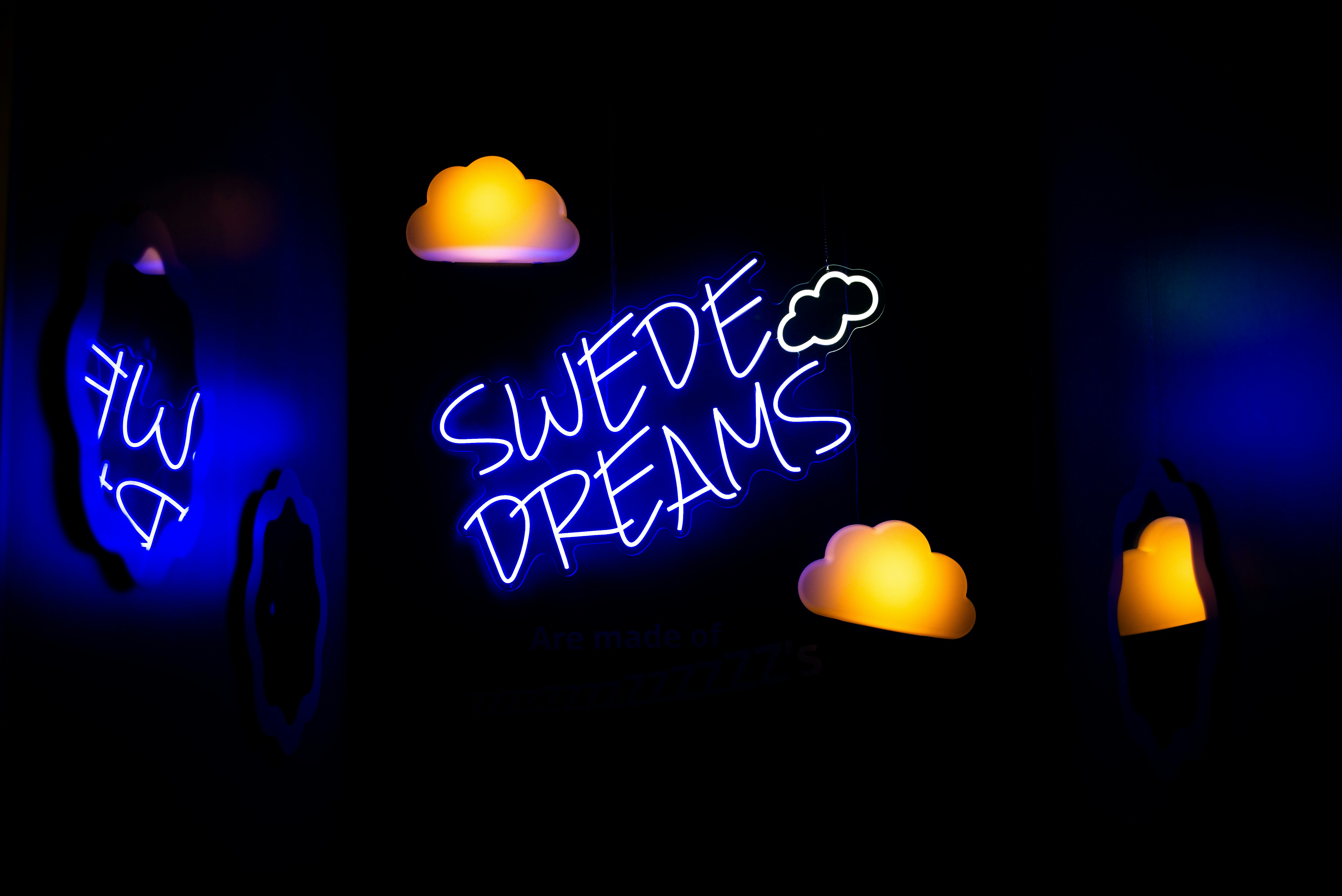 Neon sign saying 