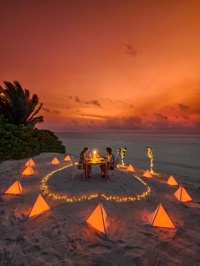 Dinner on the sand