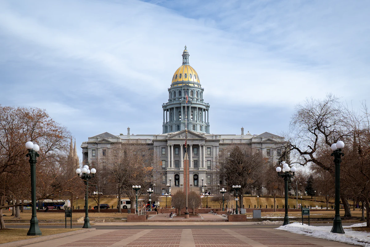 Colorado State Capitol building in Denver