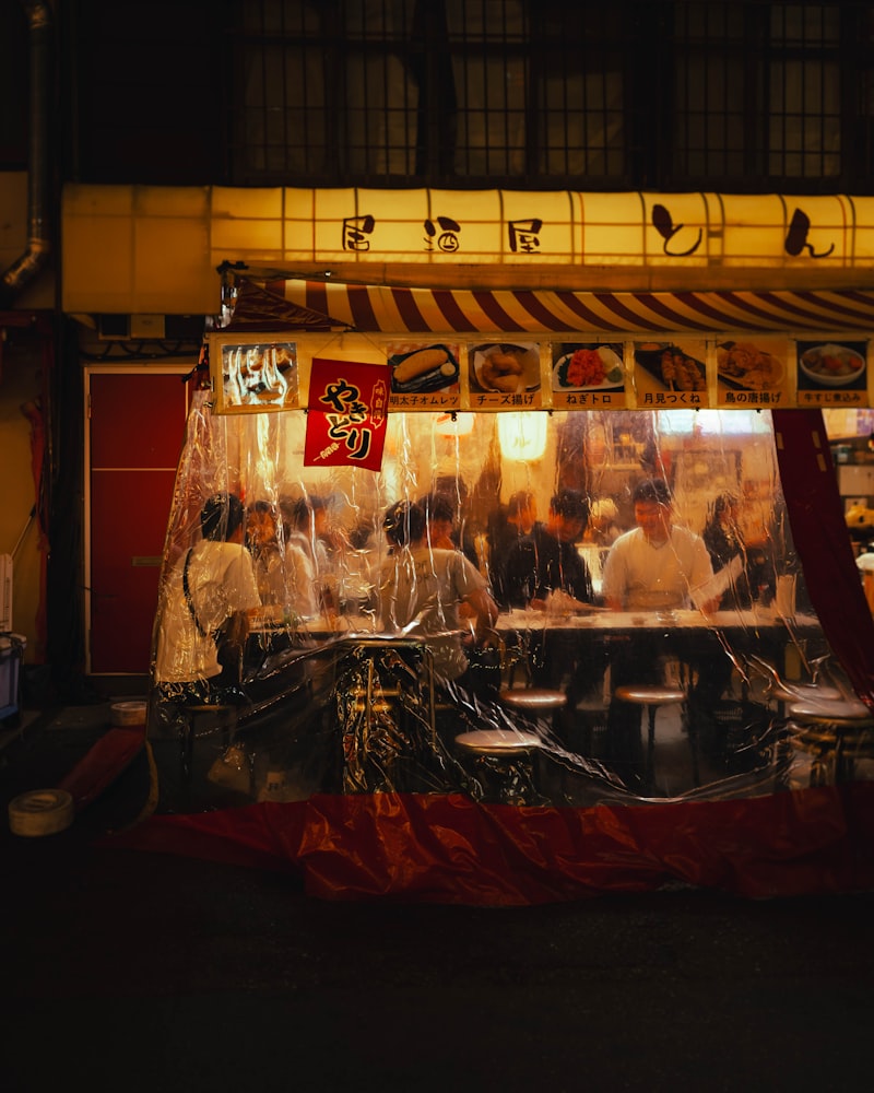 Okinawa restaurant, police arrest, Japanese courthouse, izakaya interior, legal handcuffs