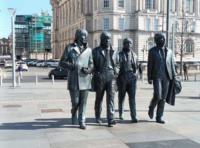 The Beatles Statue, Pier Head, Liverpool