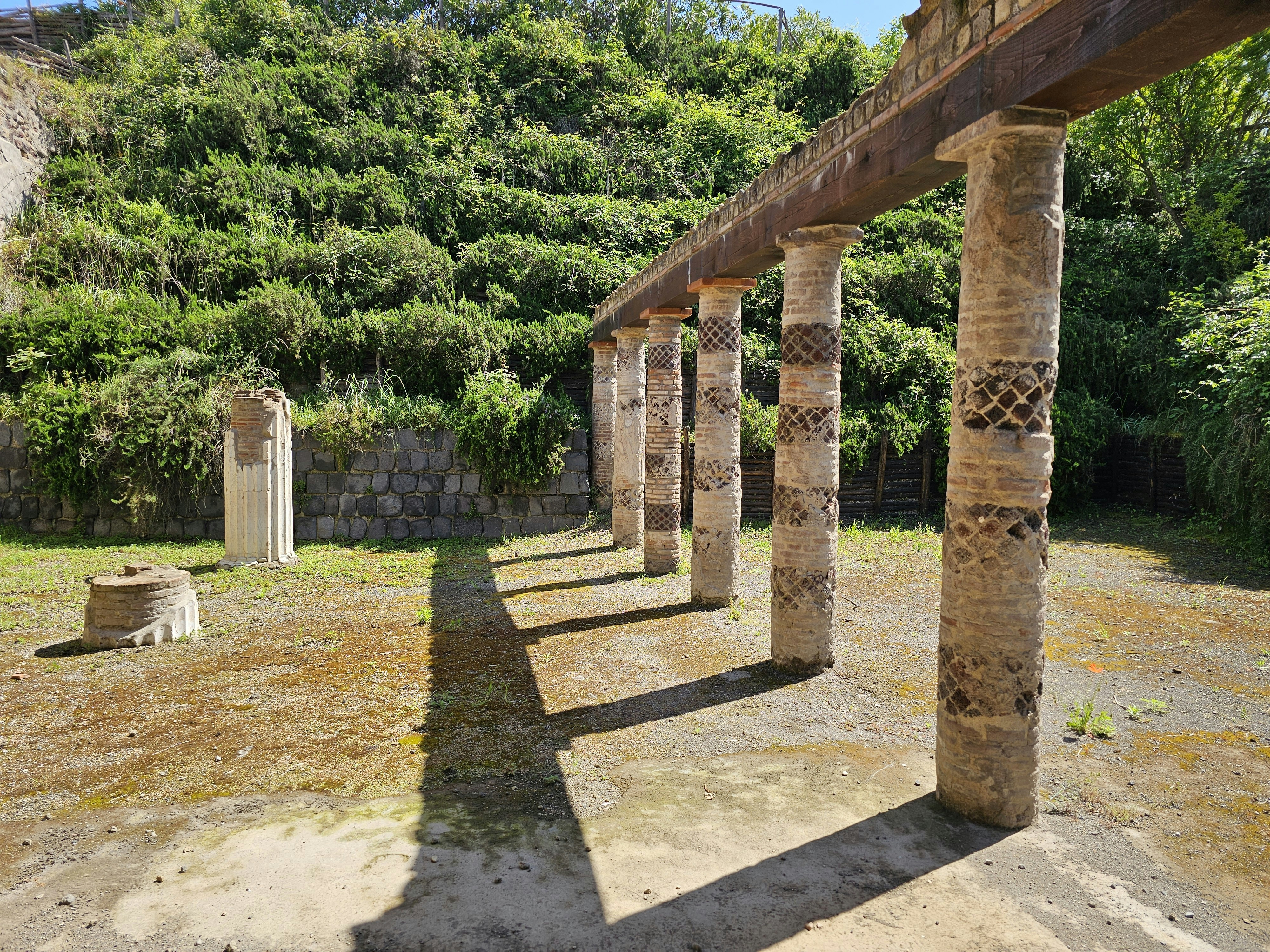 Columns in Pompei