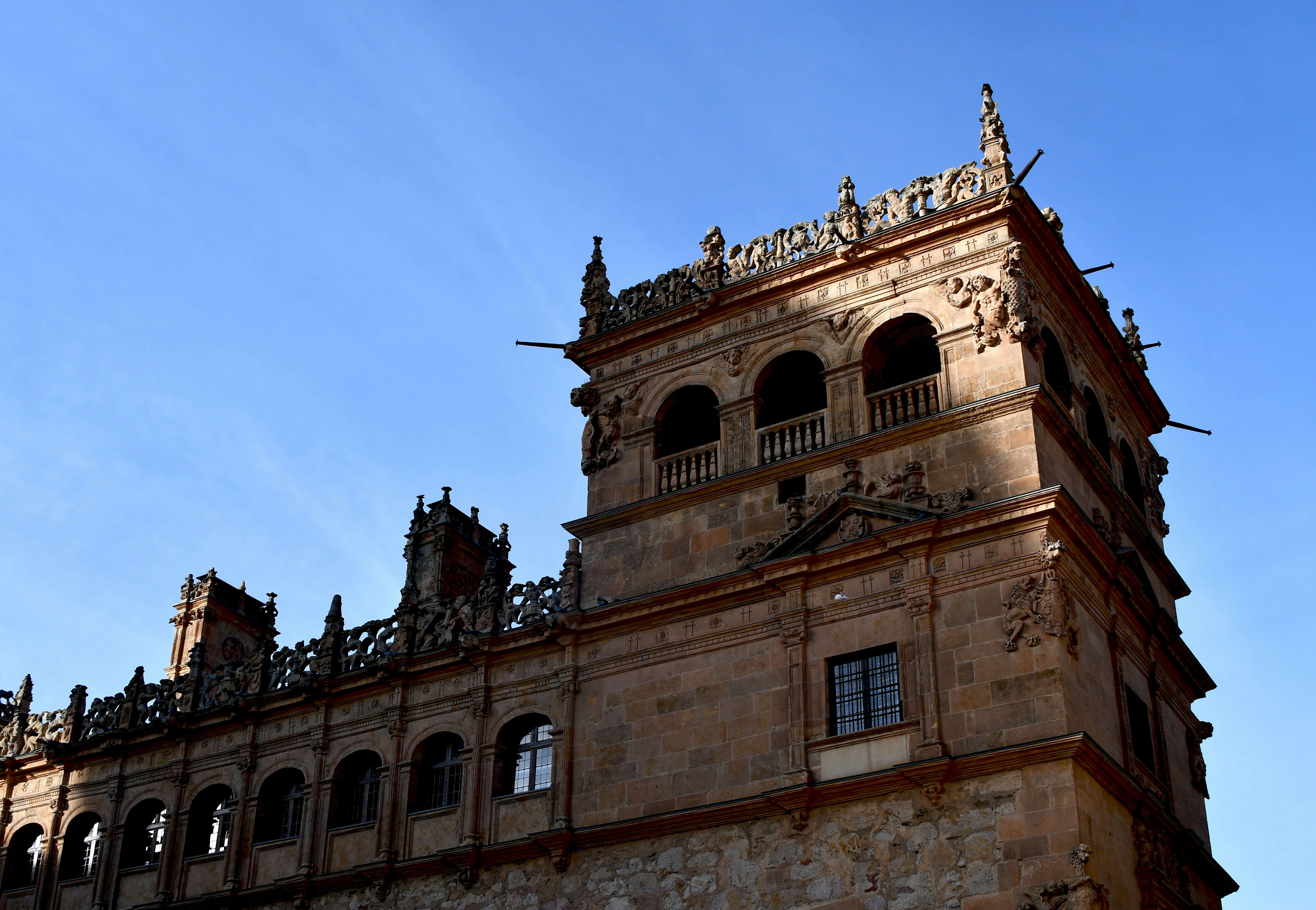 Salamanca university historic courtyard