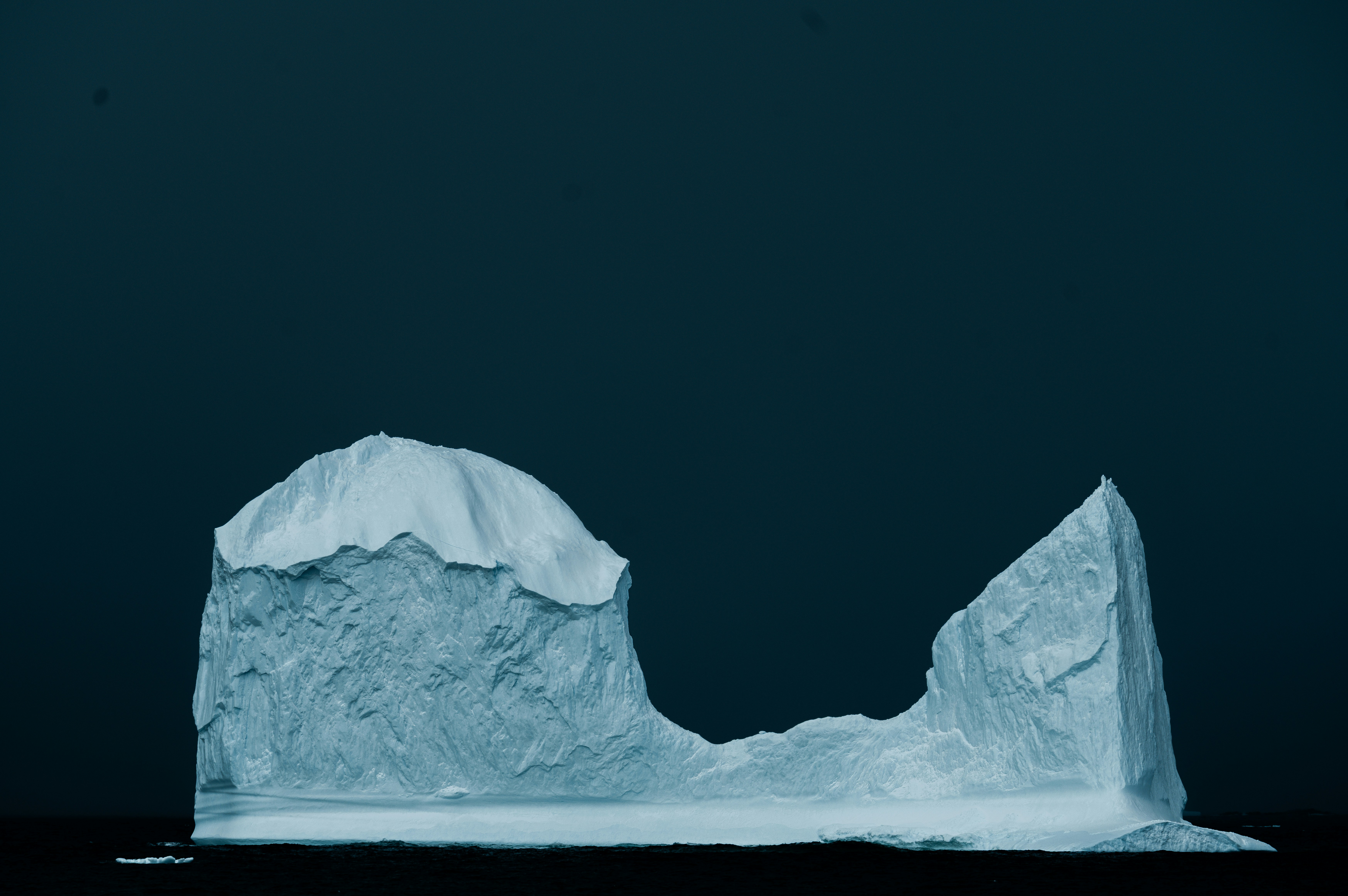 iceberg showing hidden potential, digital assets, locked vault