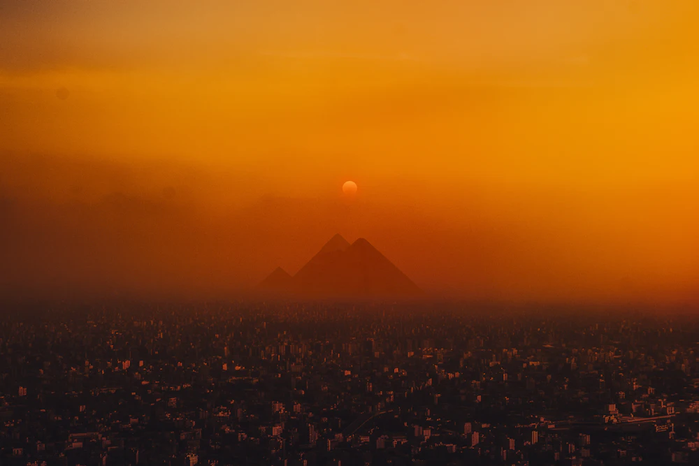 Pyramides de Gizeh en Égypte