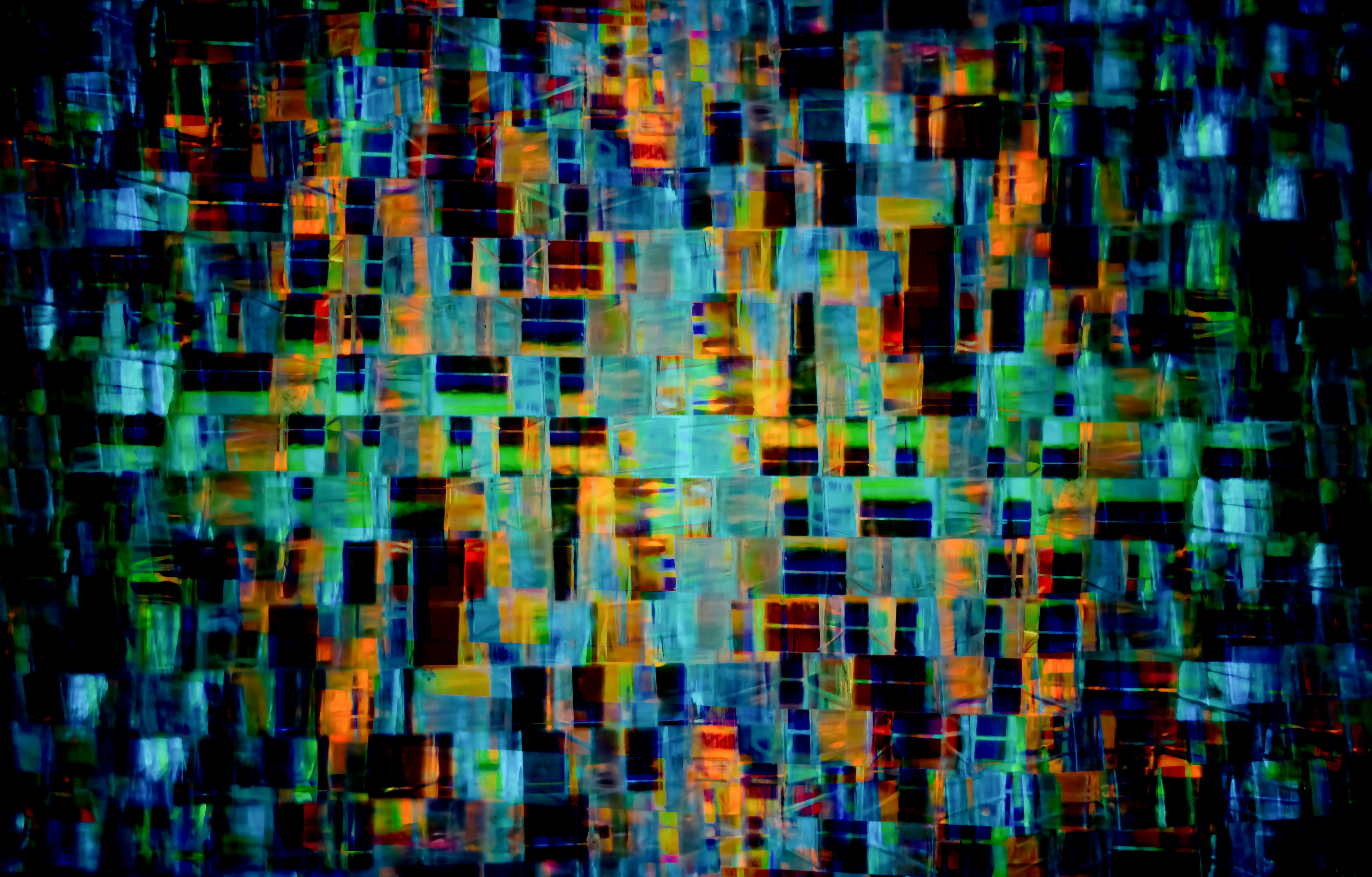 さまざまな色の抽象的なデジタルアート。の写真 – Unsplashの暗い背景の無料画像