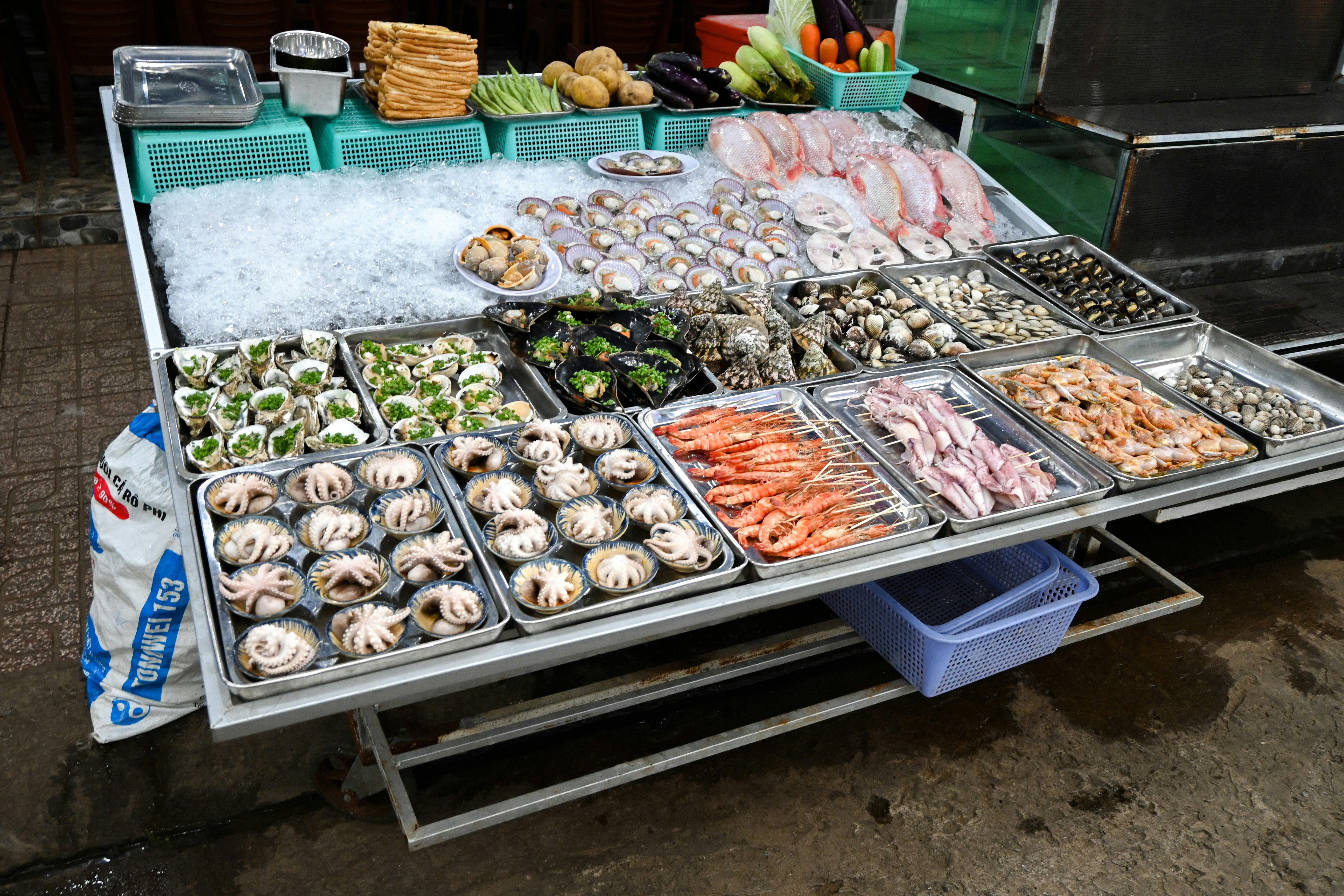 fresh fish selection for sashimi - sashimi