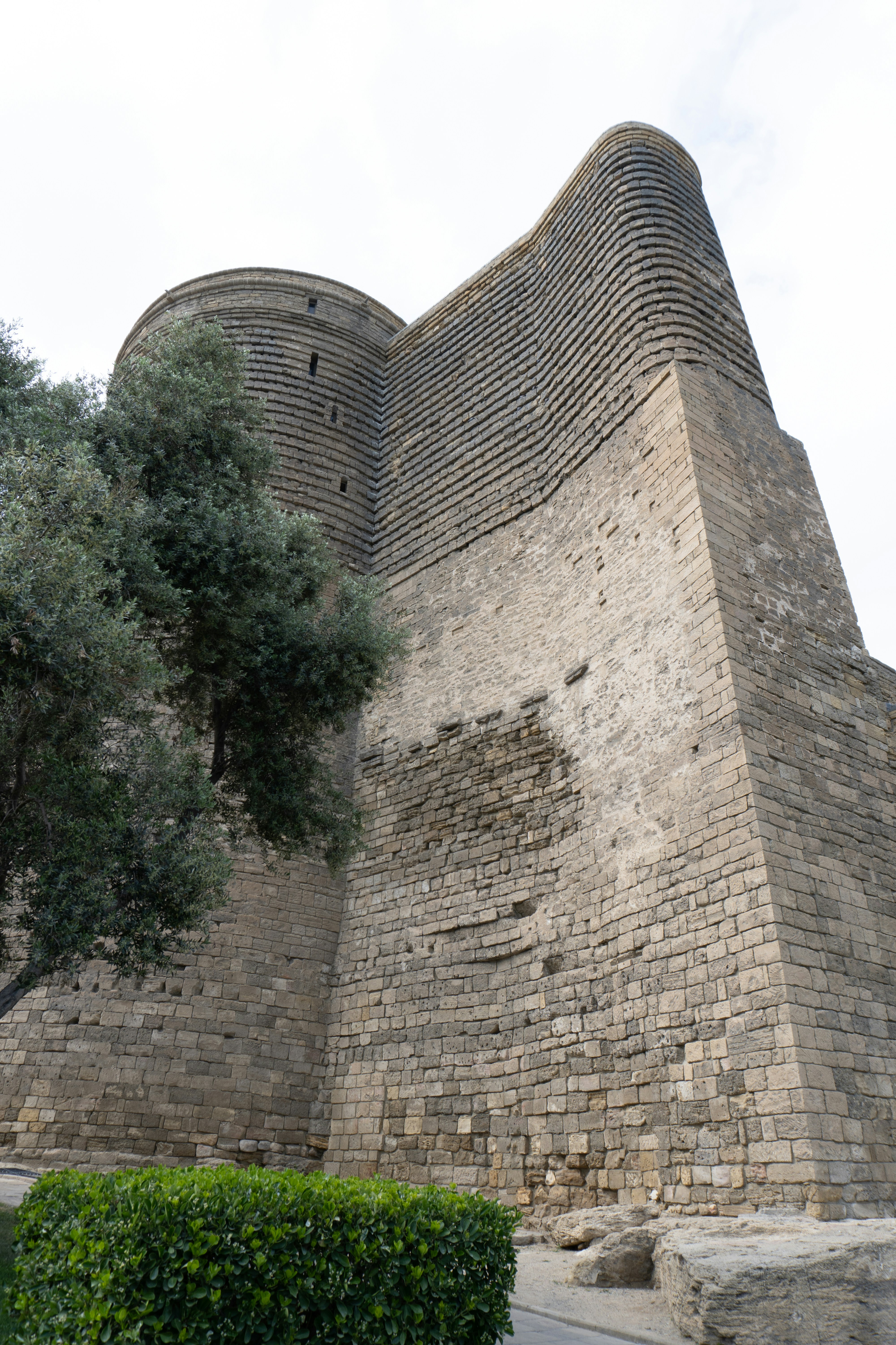 The maiden tower of baku, azerbaijan.