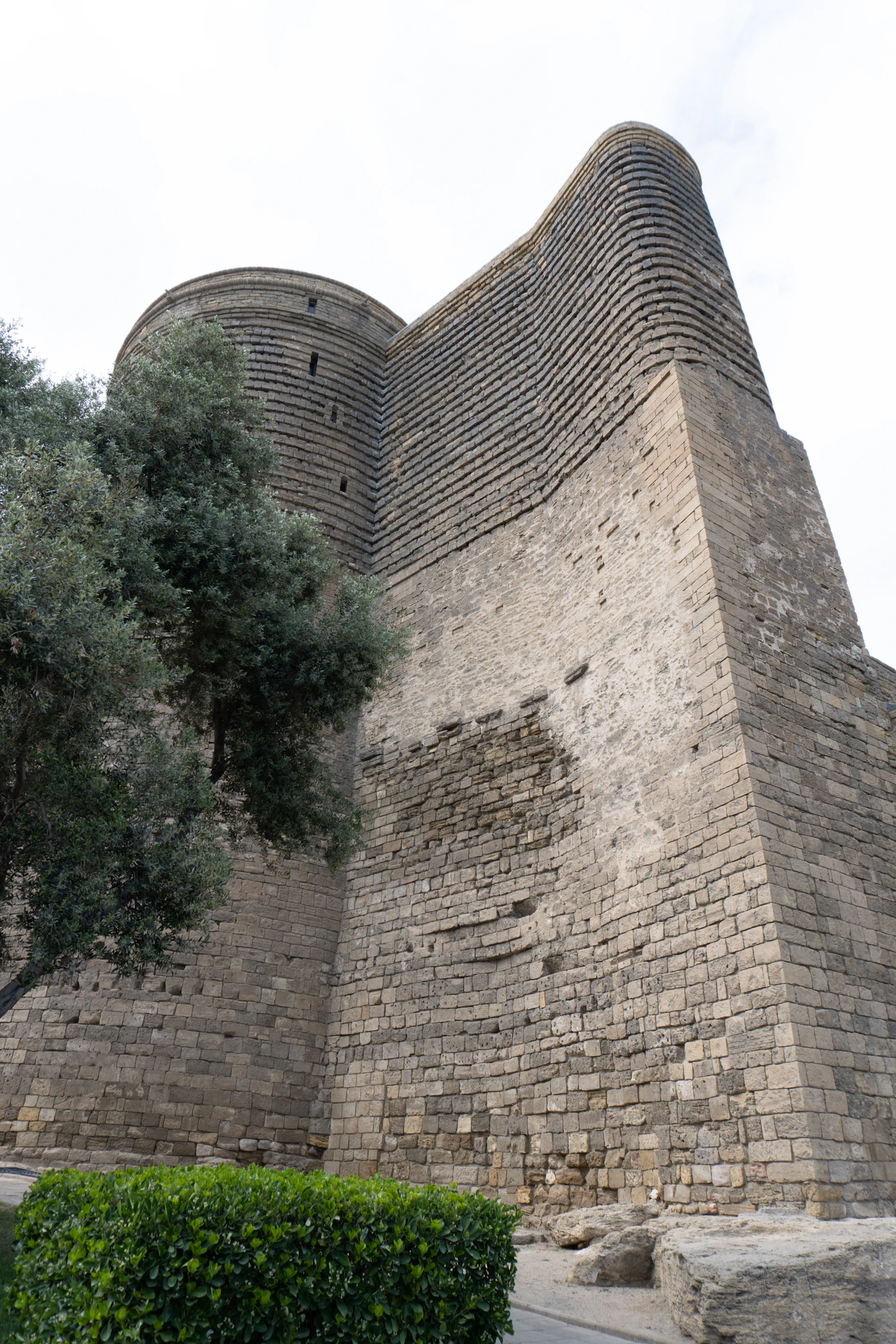 Maiden Tower inside Baku Old City, Azerbaijan