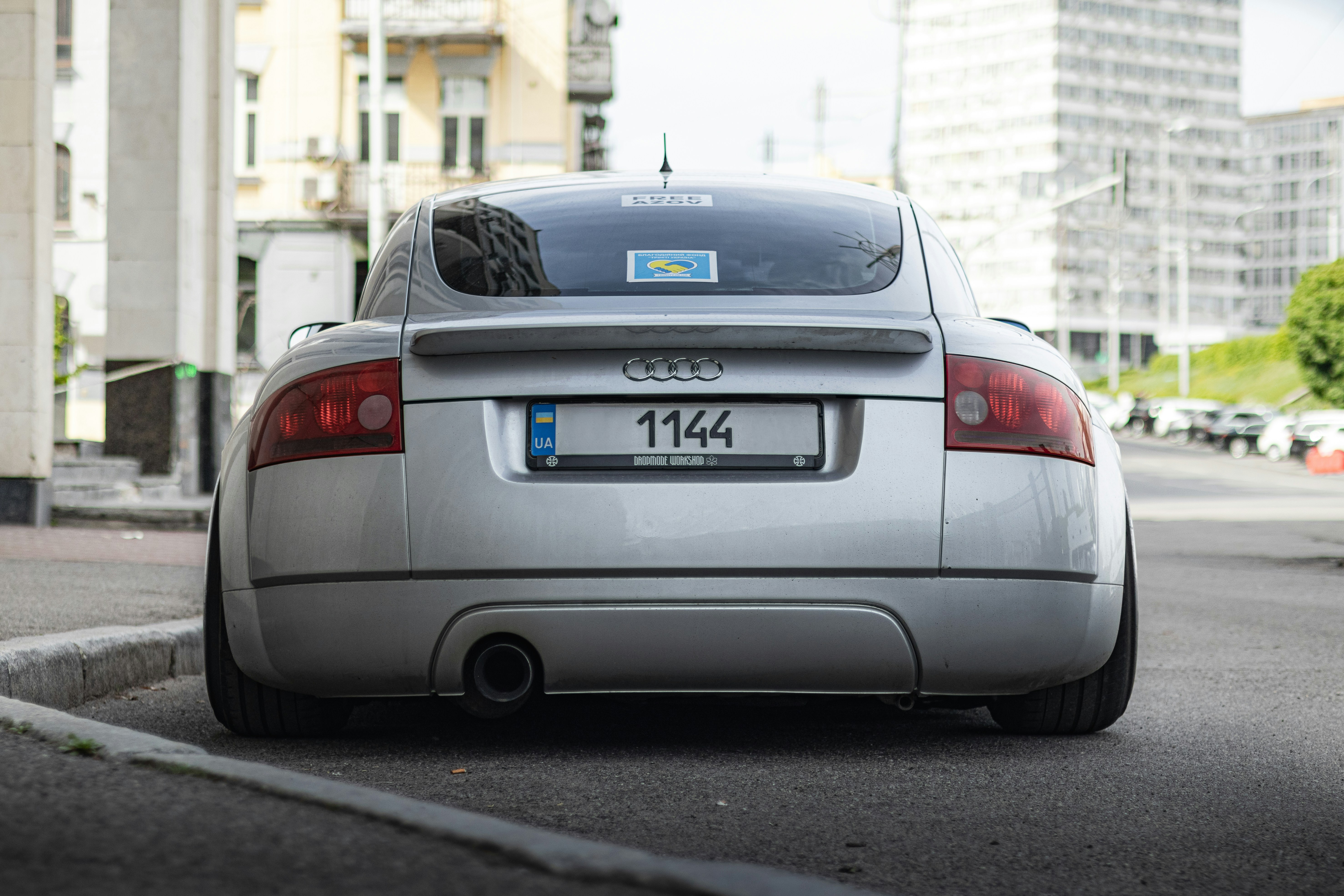 Silver Audi TT Coupe - Before & After
