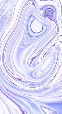 Swirling, abstract lines in shades of purple.