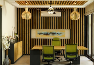 Stylish office space with modern design elements.