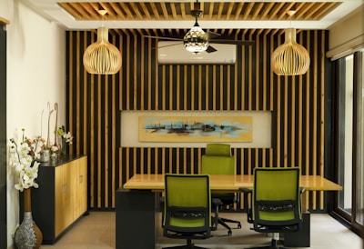 Stylish office space with modern design elements.