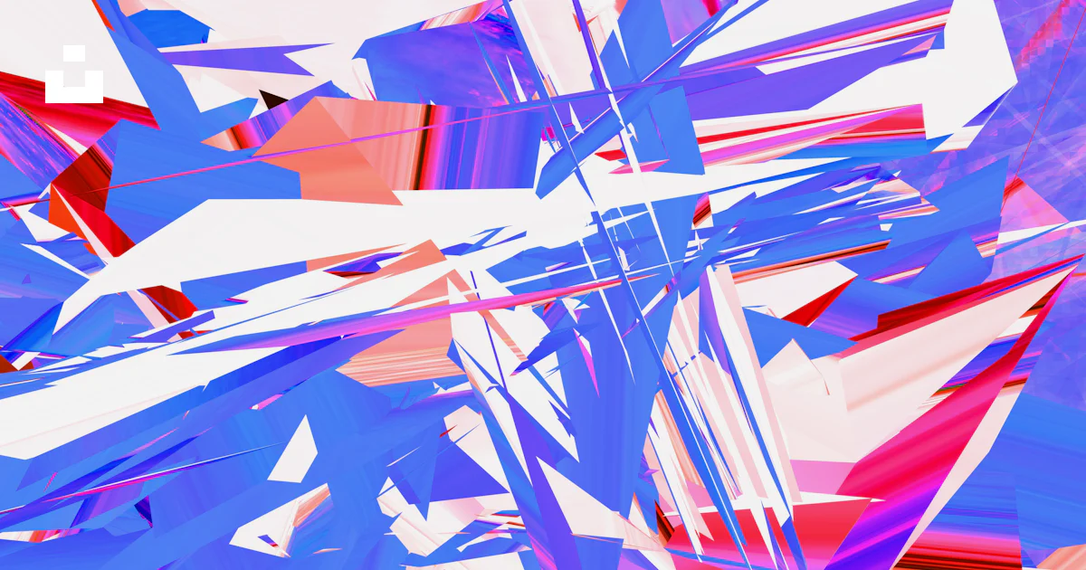 Abstract art composed of fragmented, sharp shapes. photo – Free Iphone ...