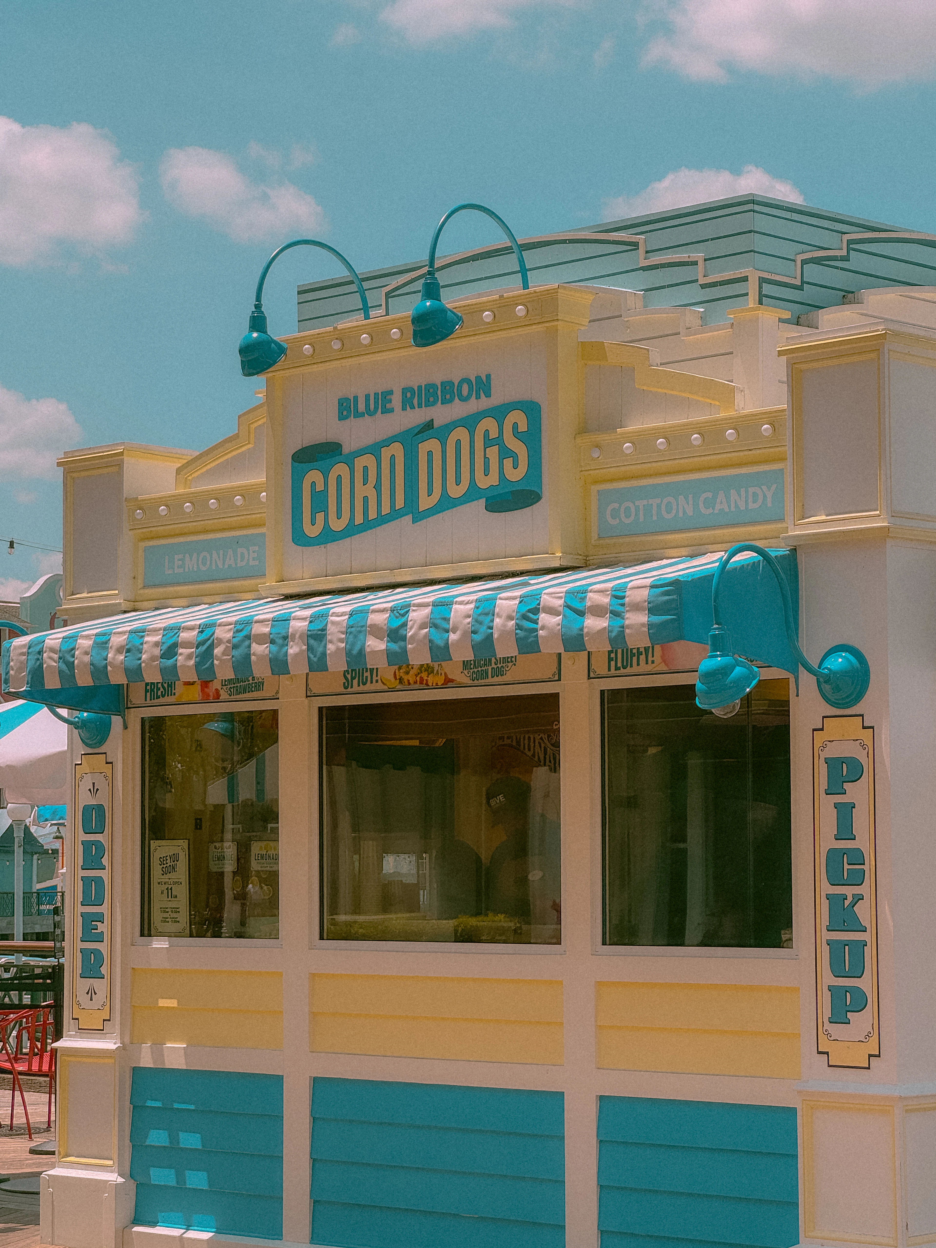 Corn dog stand