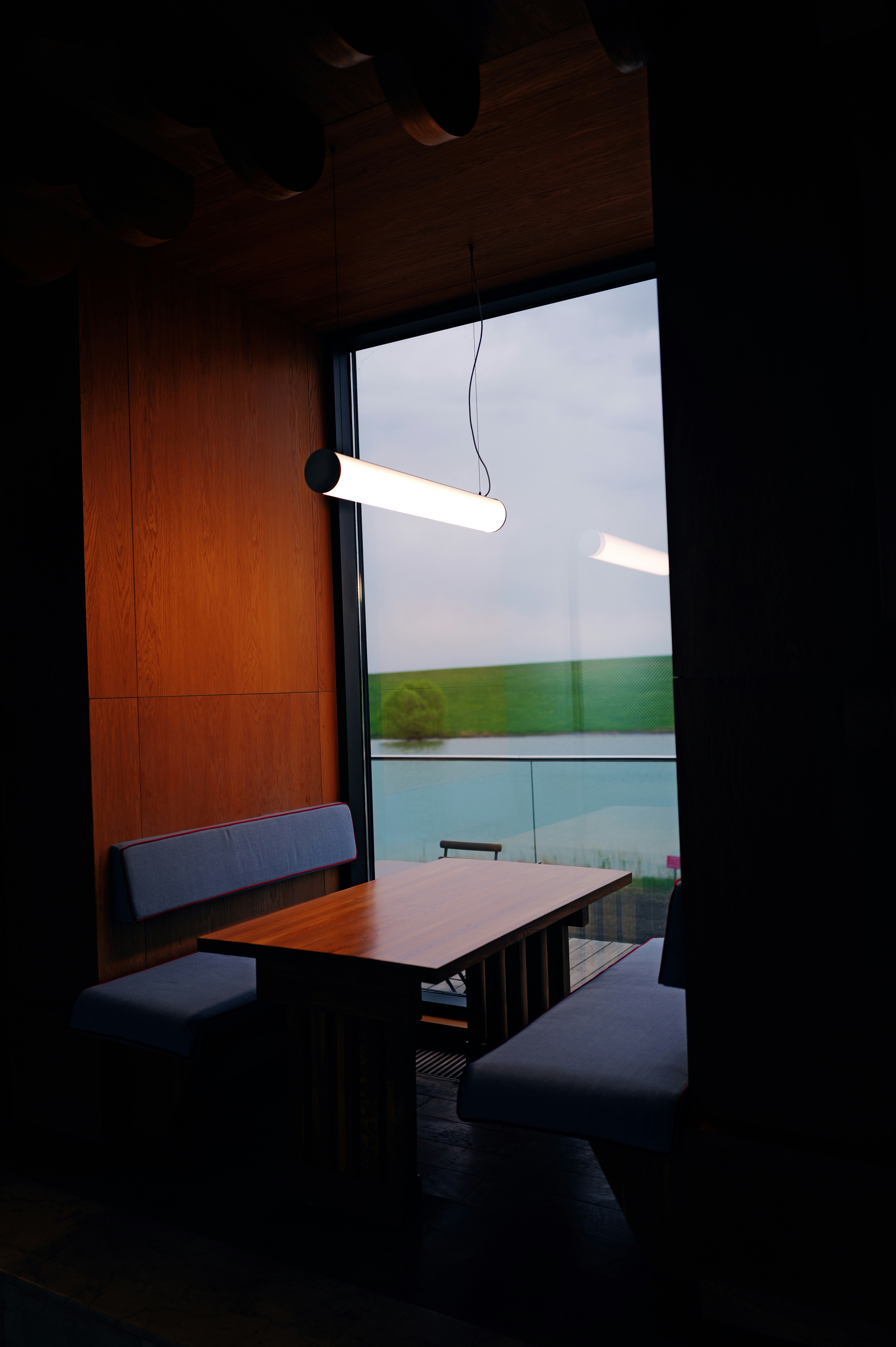 A cozy nook with a view.