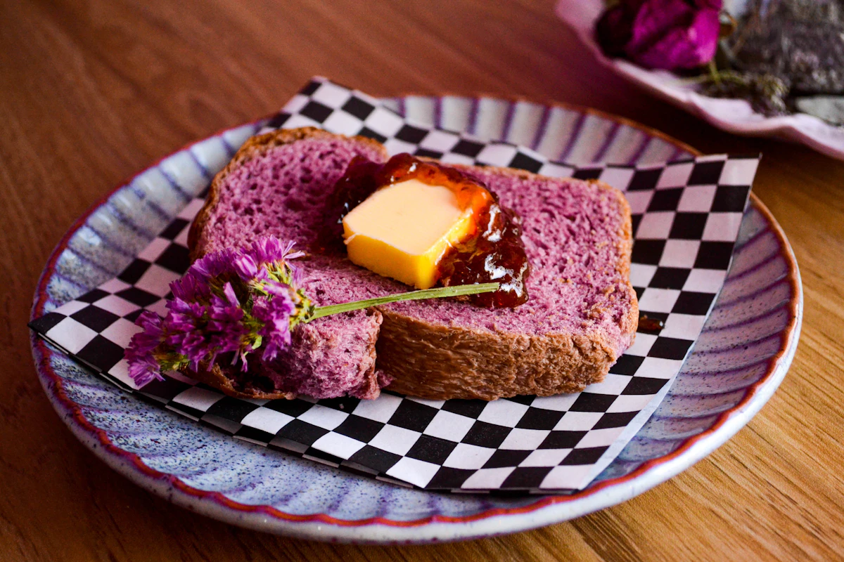 Purple Ube Banana Bread
