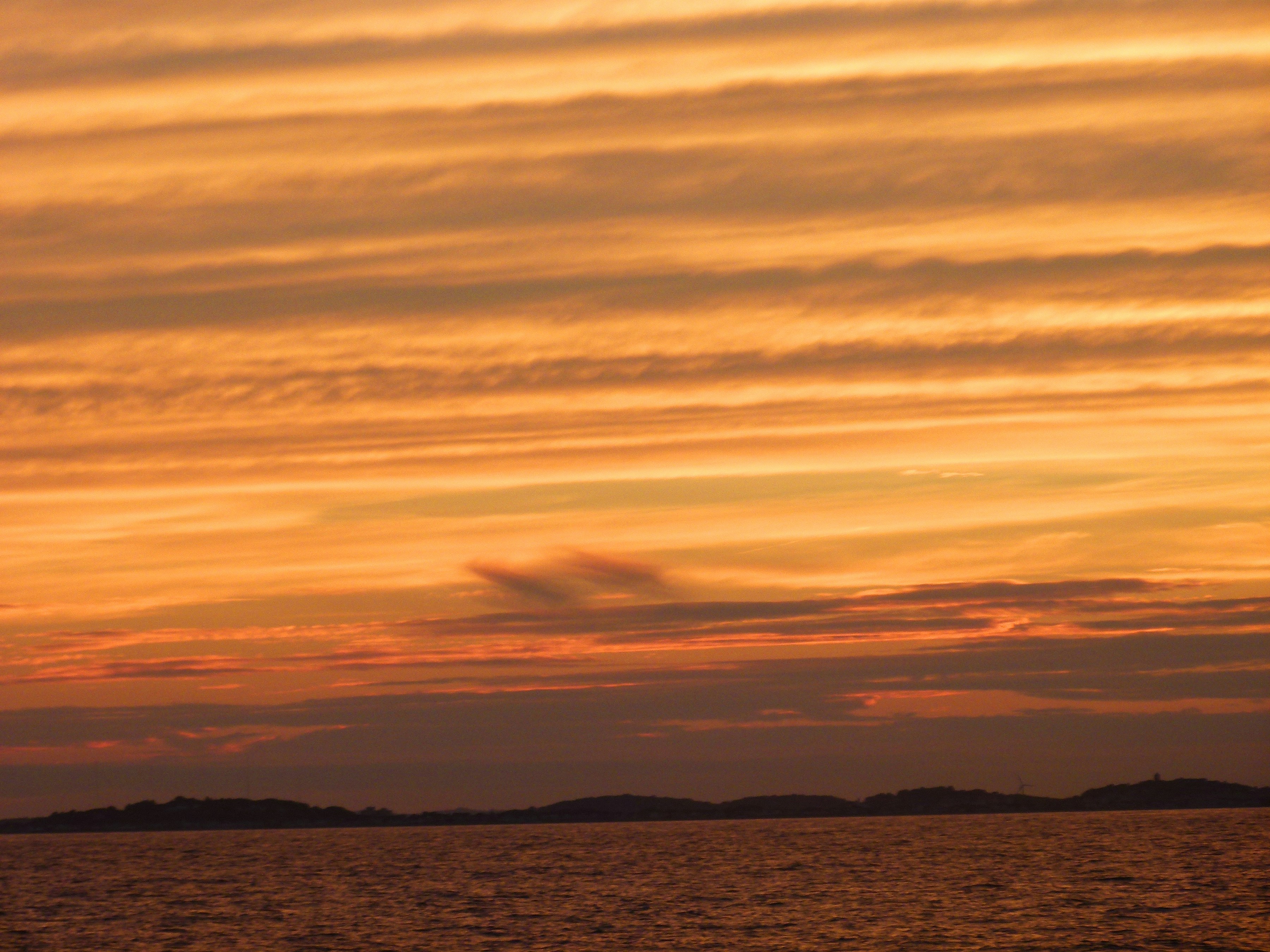 Sunset over the Gothenburg archipelago