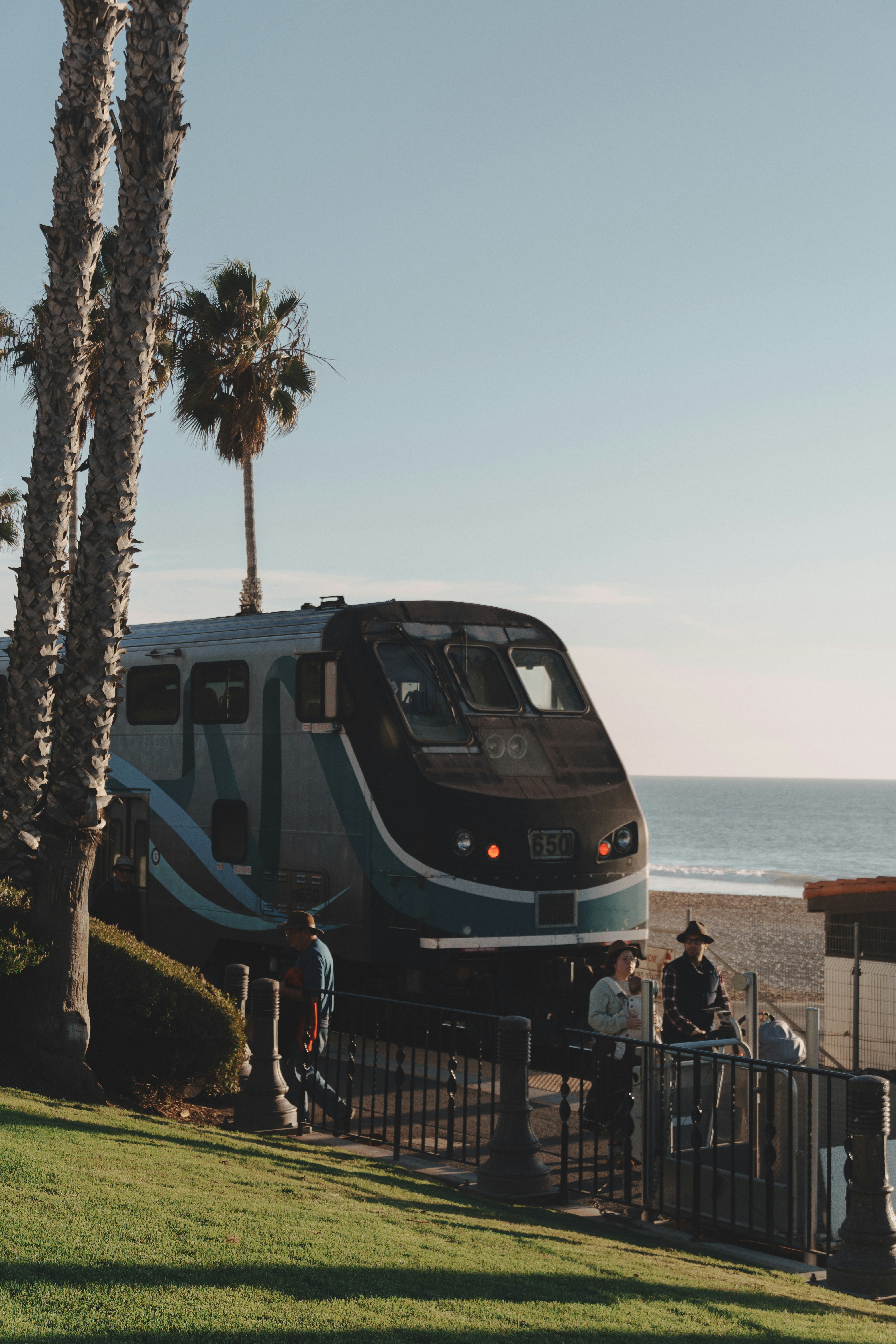 Riding transit to California's beaches