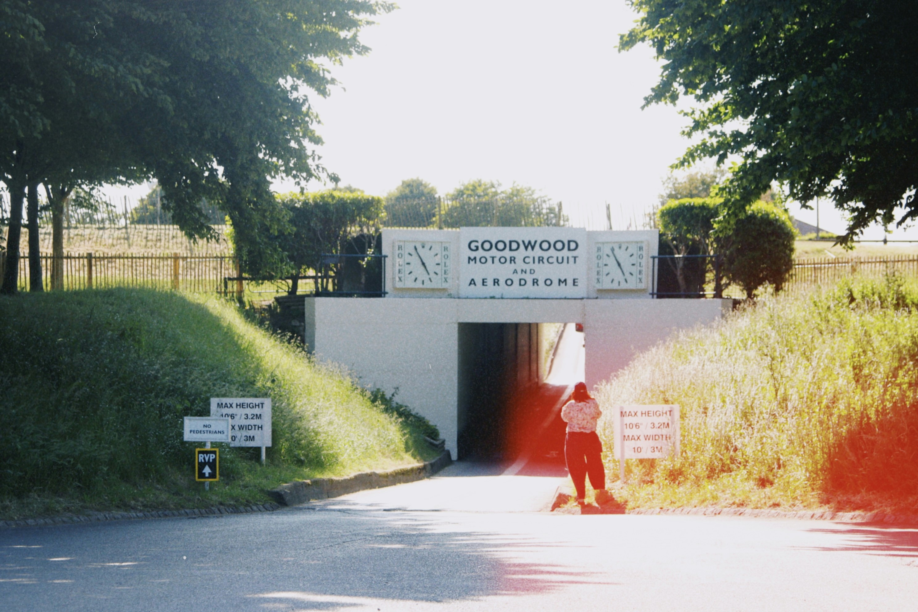 The entrance to the goodwood motor circuit.