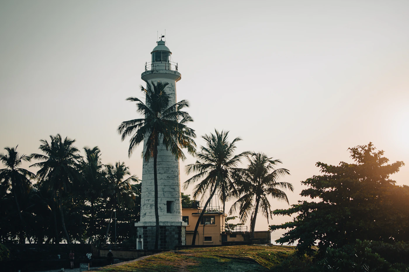 Galle Lighthouse at sunset