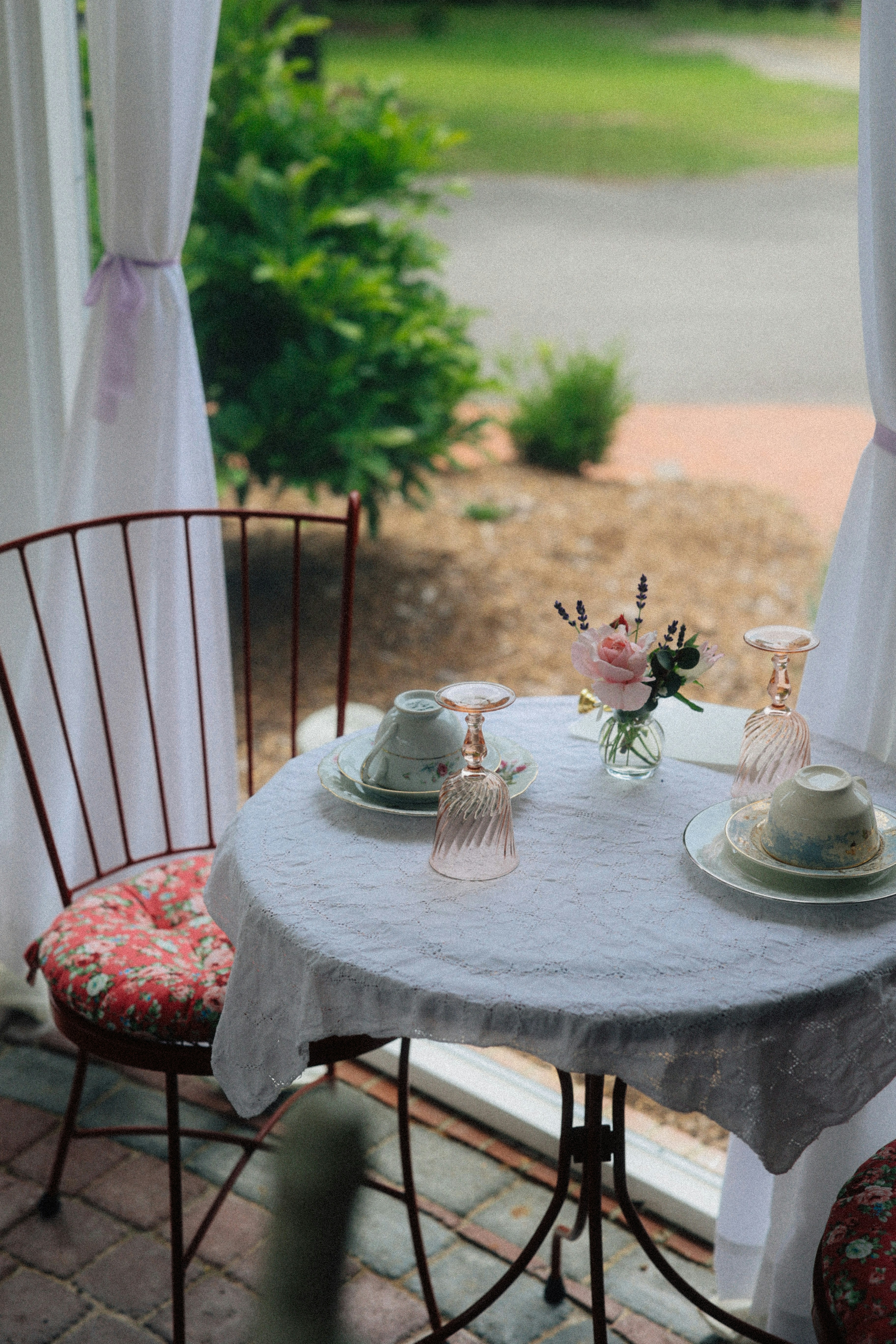 A small, elegant table set for a tea party. photo – Free Green Image on ...