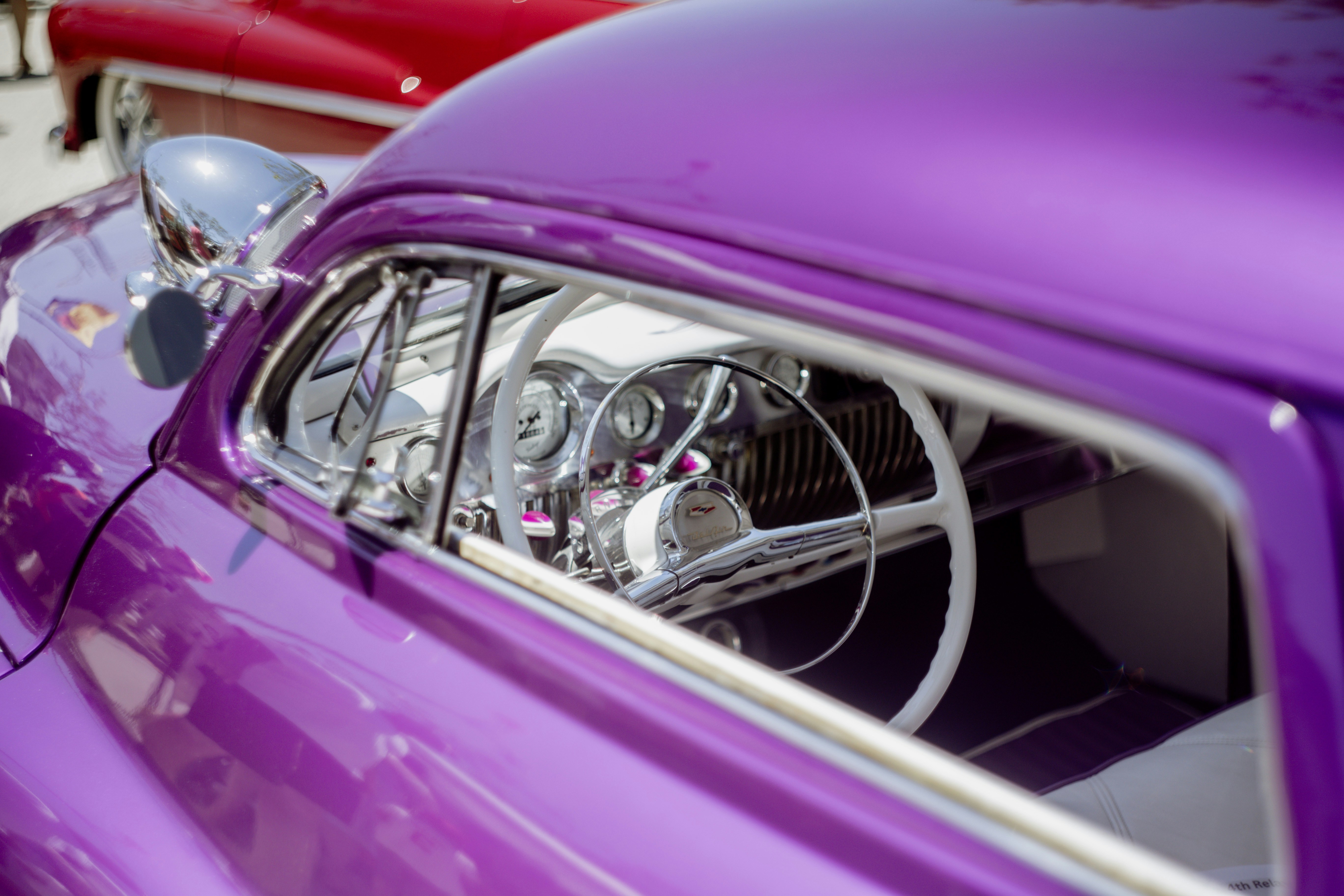 retro purple racing car, wallpaper, Wacky Races Dick Dastardly Car Wallpapers: A Retro Guide 6