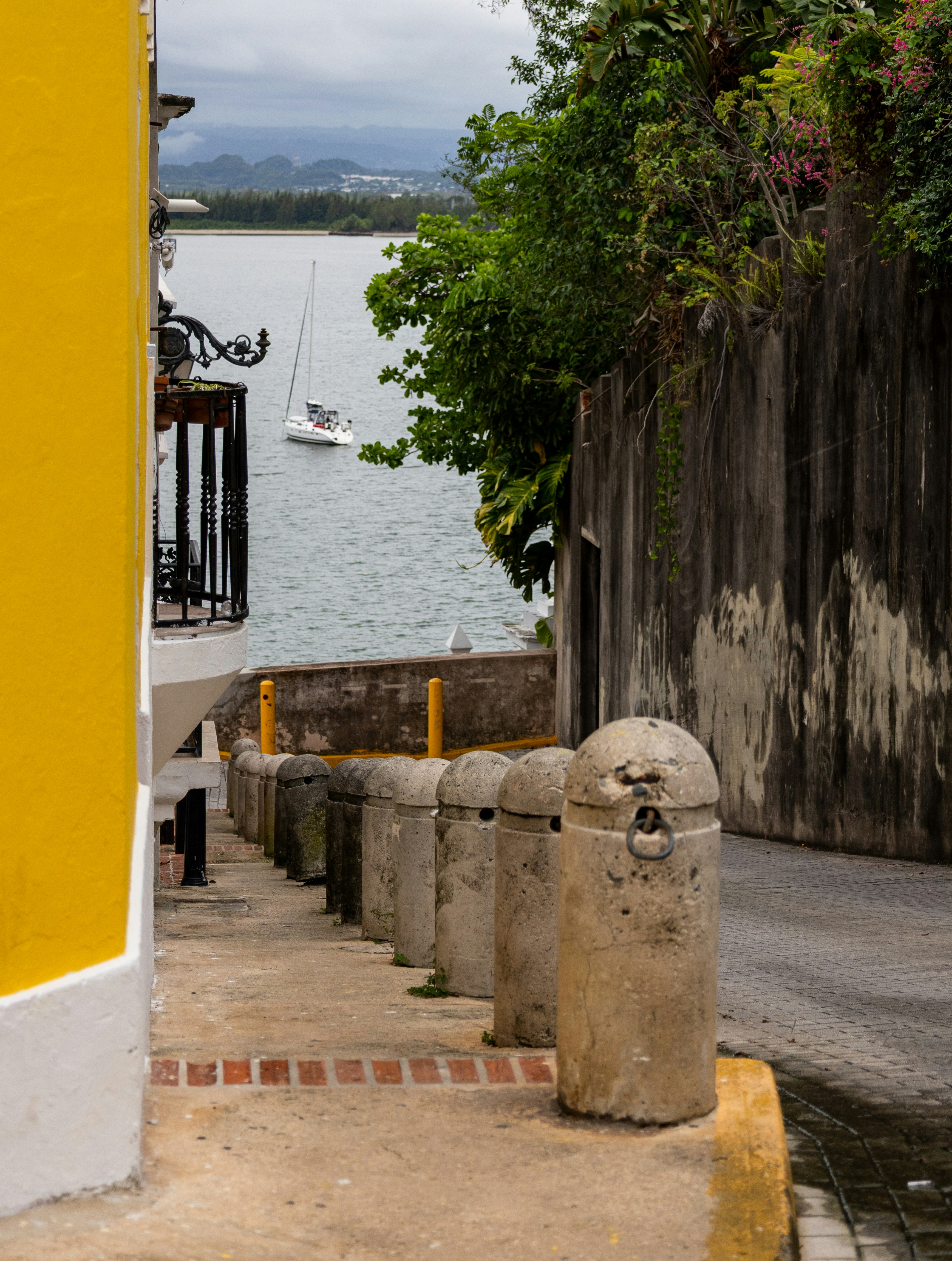 A scenic walkway leads to the water's edge.