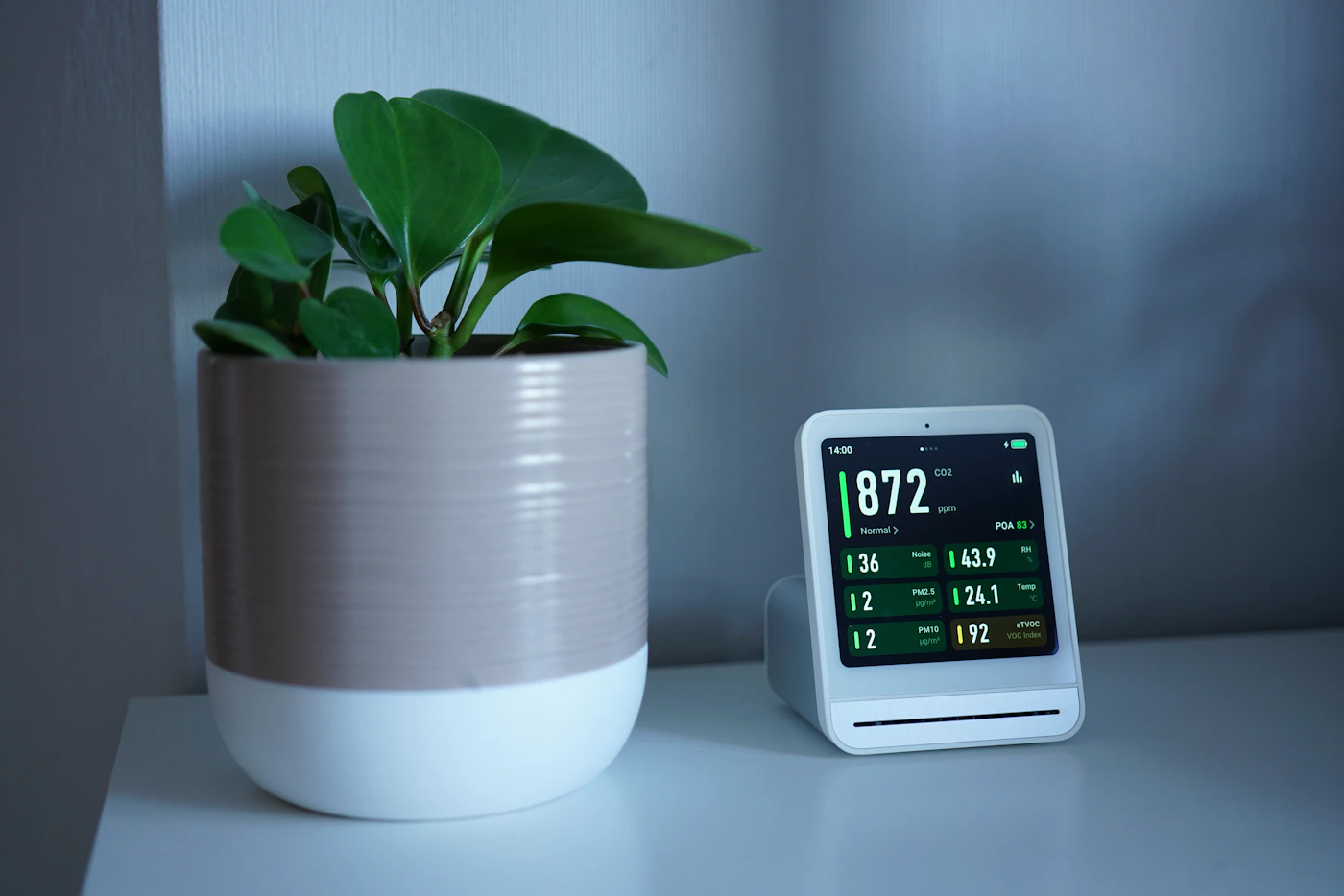 Monitor digital pentru calitatea aerului din interior