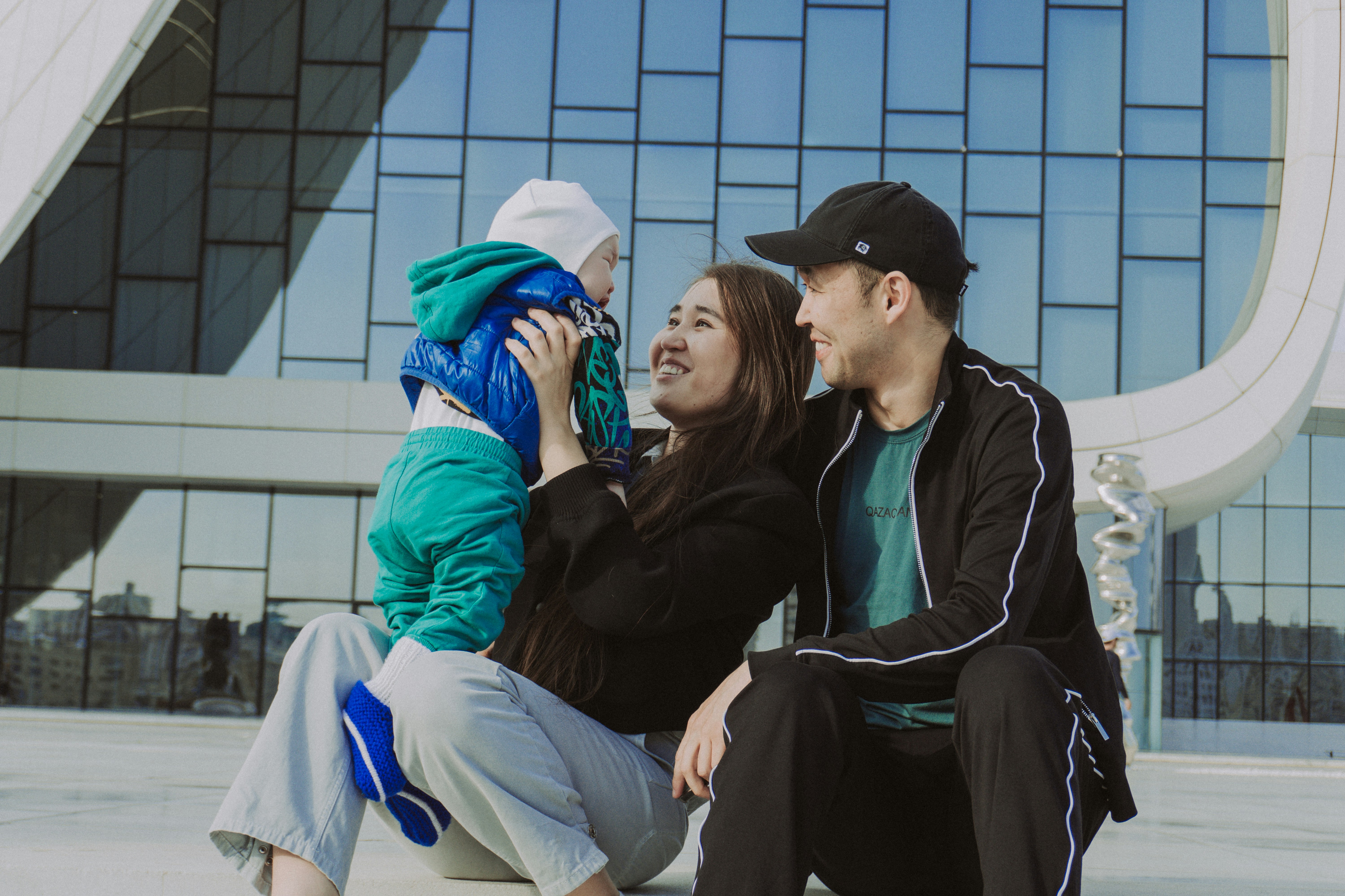 Happy parenting moment