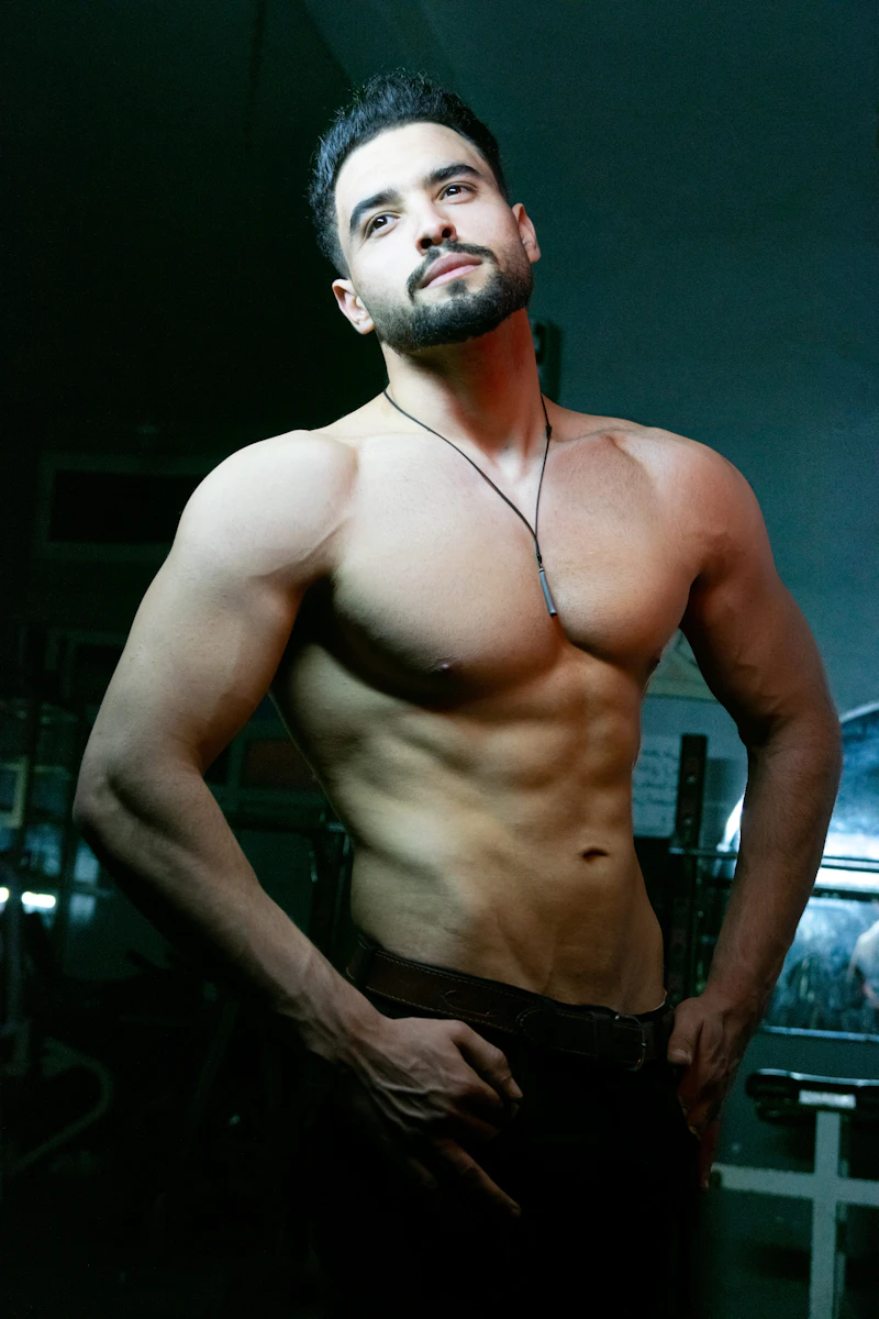 Muscular young man