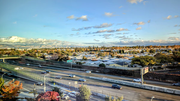 A view of Sunnyvale, CA