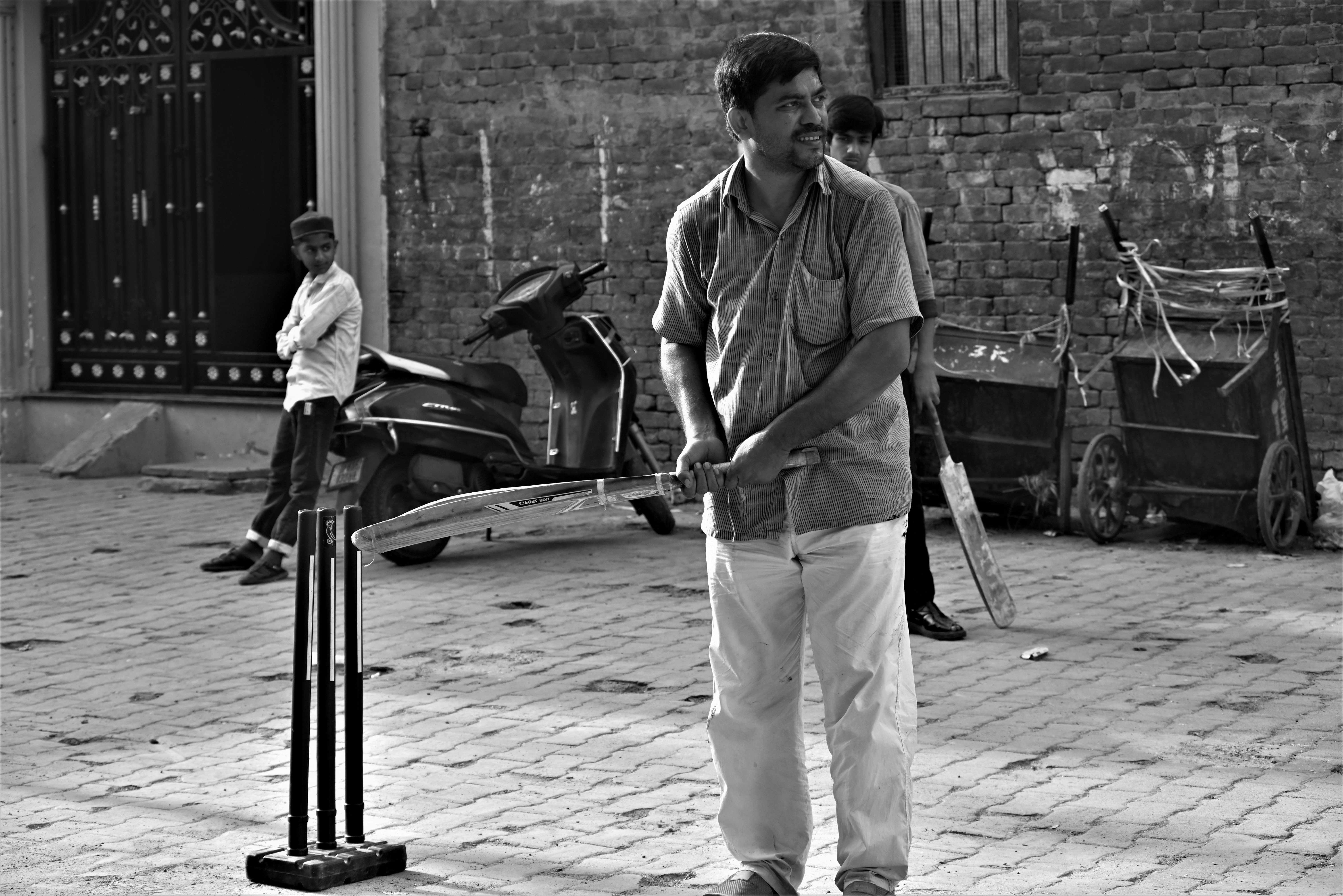 Cricket coaching session