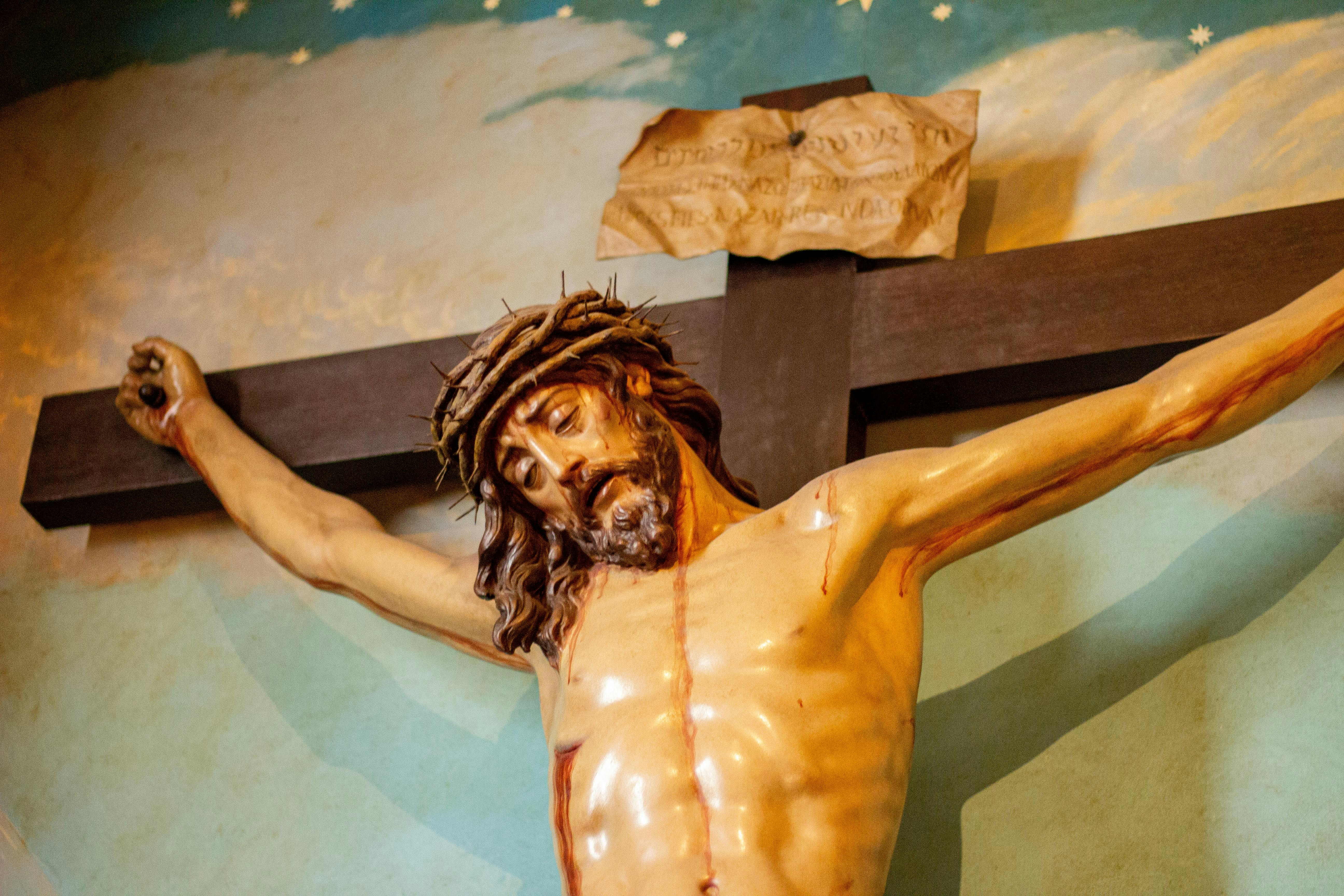 Jesus christ on the cross is depicted.