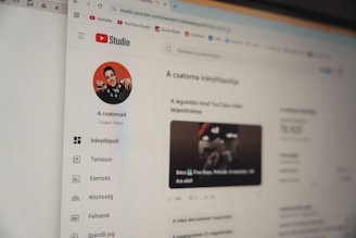 The image shows a youtube channel page.