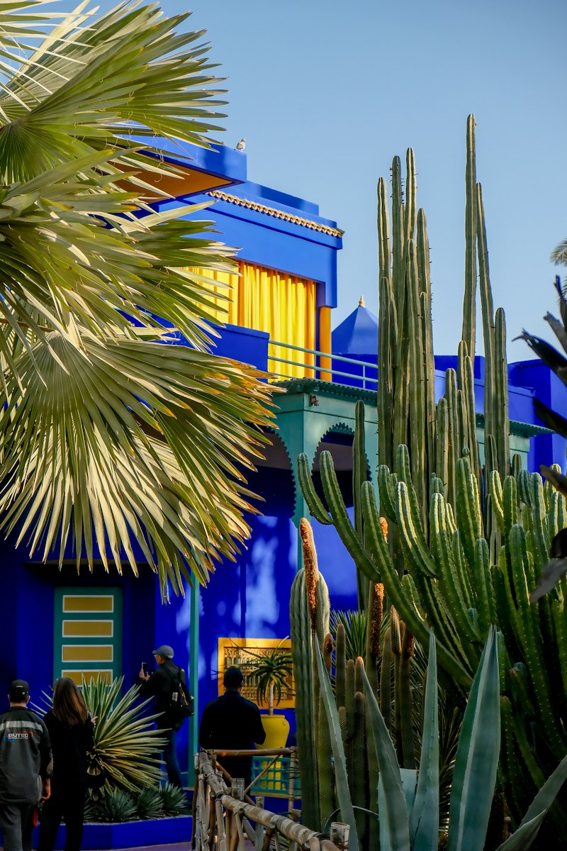 Jardin Majorelle blue building