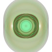 Abstract concentric rings in shades of green and brown.
