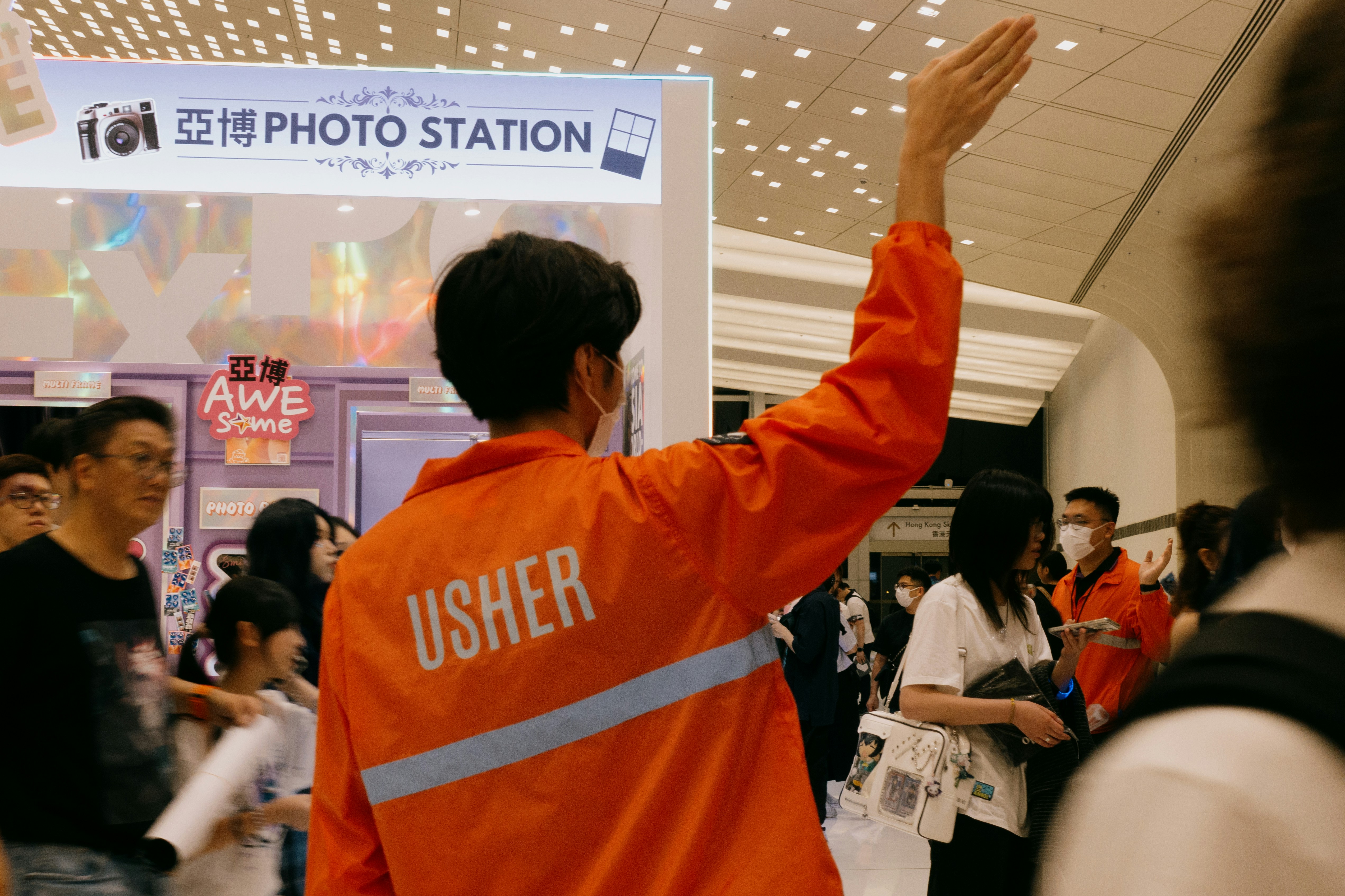 Ingreso con entradas digitales en un evento masivo