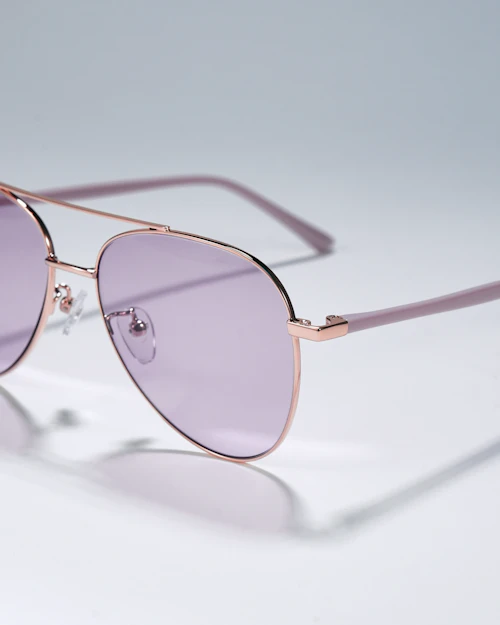 Pink aviator sunglasses