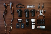 Photographer's gear, ready to be used.