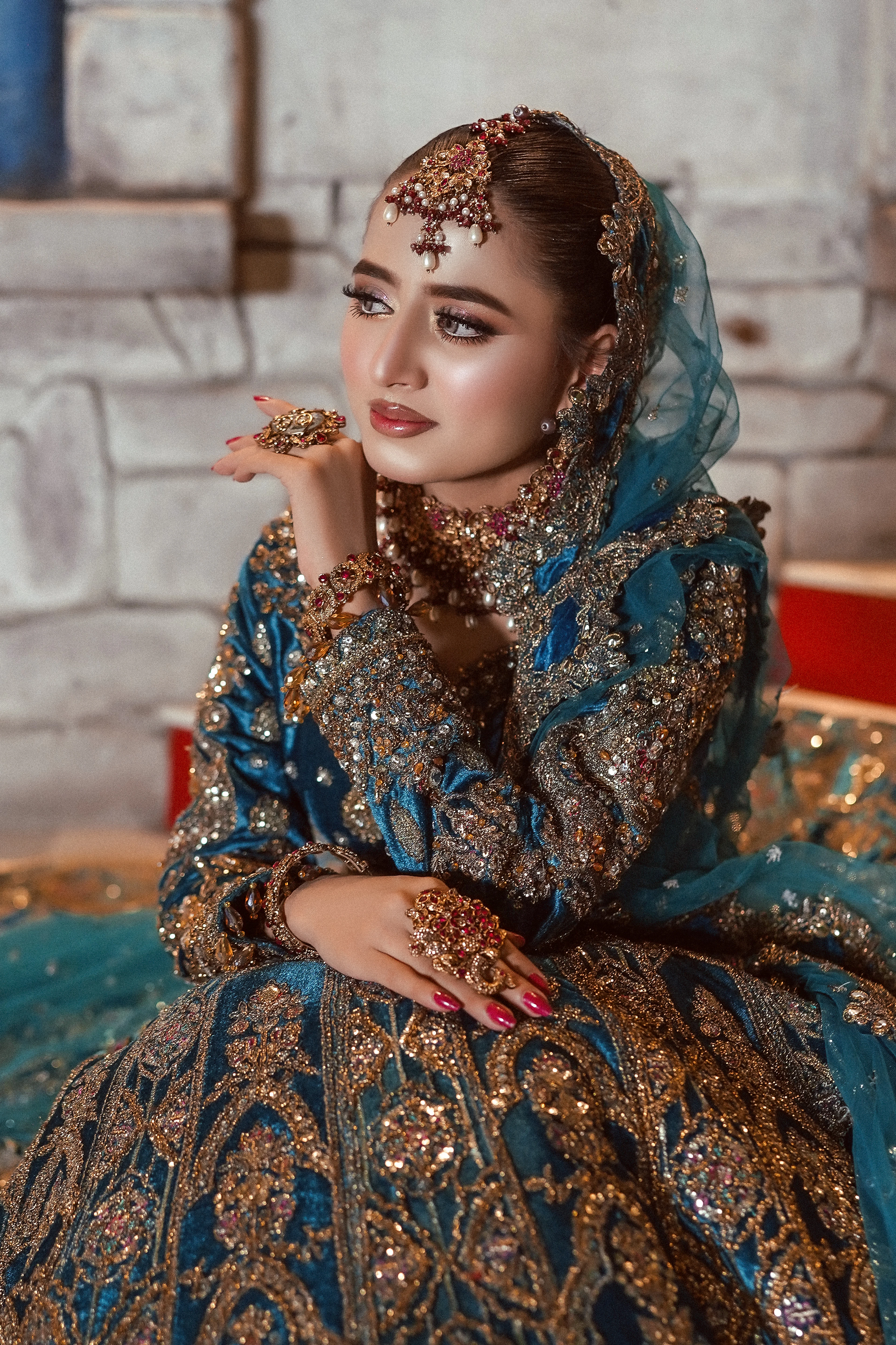 Peacock Formal Gharara